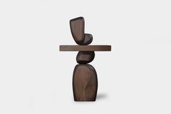 Totem in legno Lull No140 per l'arredamento d'interni - Realizzato a mano da Joel Escalona