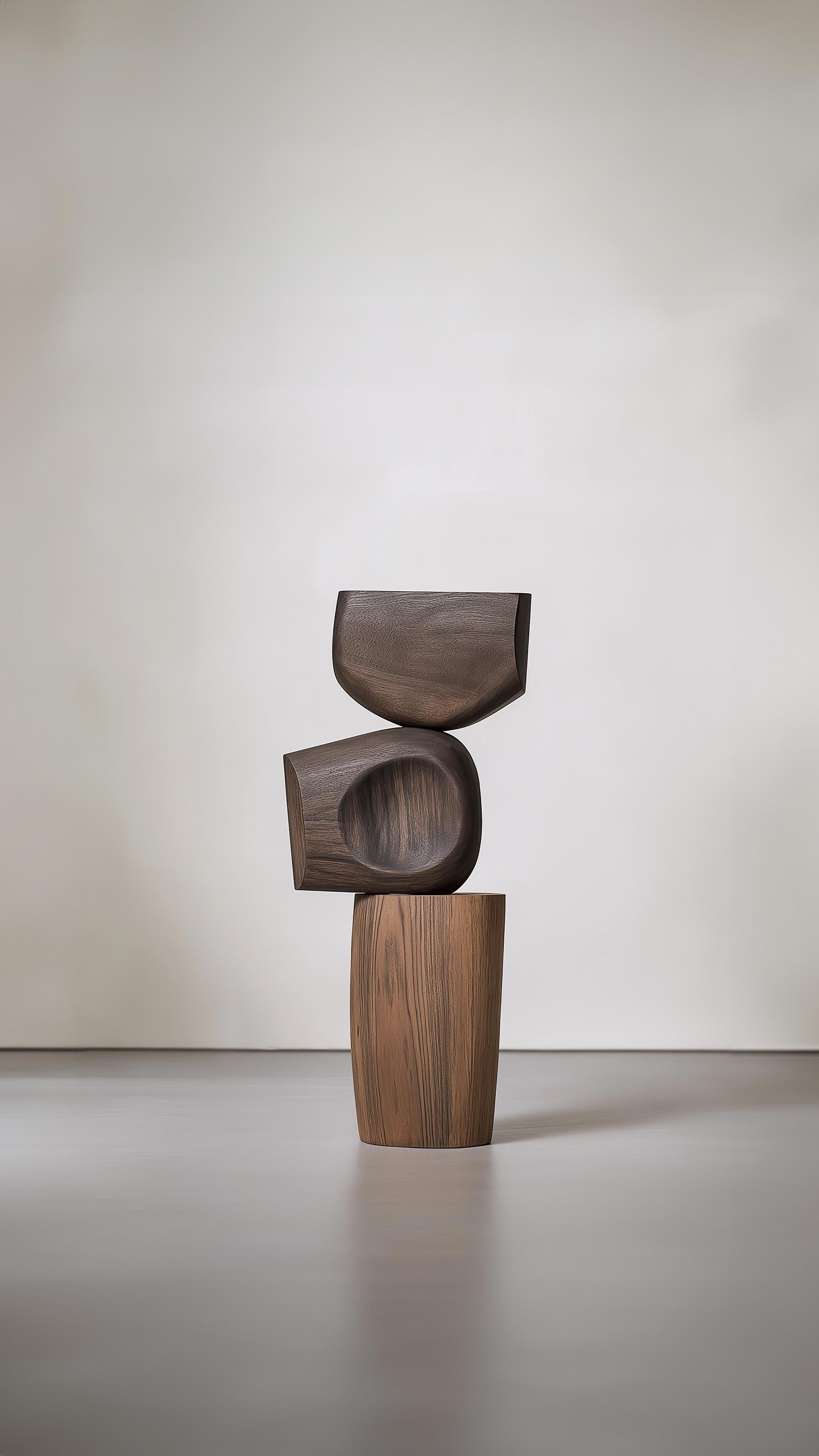 Hand-Crafted Lull No15 Solid Wood Artistic Feature – NONO’s Decorative Object for Modern Home For Sale