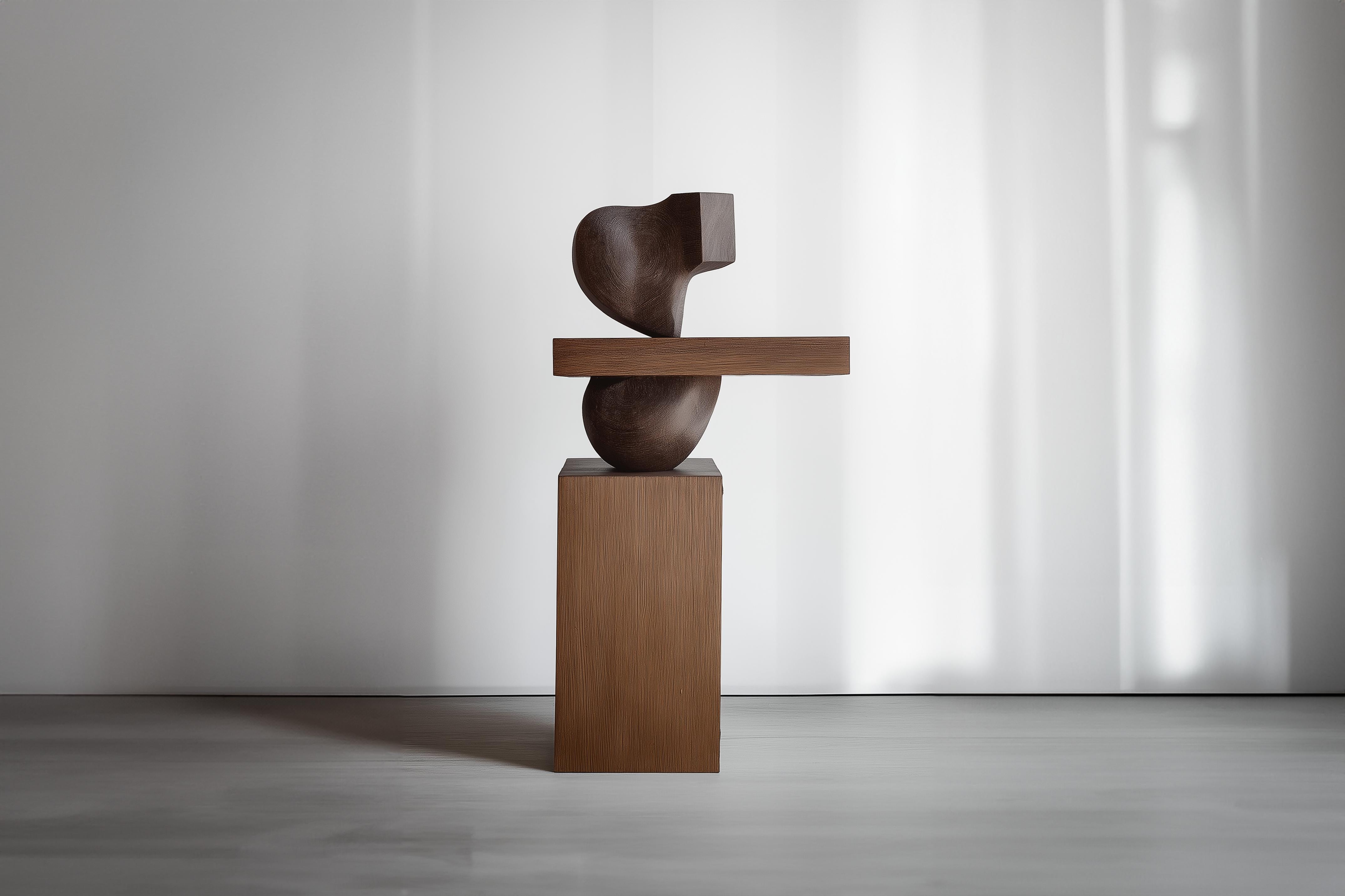 Moderno Scultura in legno Lull No150 per interni contemporanei - Disegnata da Joel Escalo in vendita