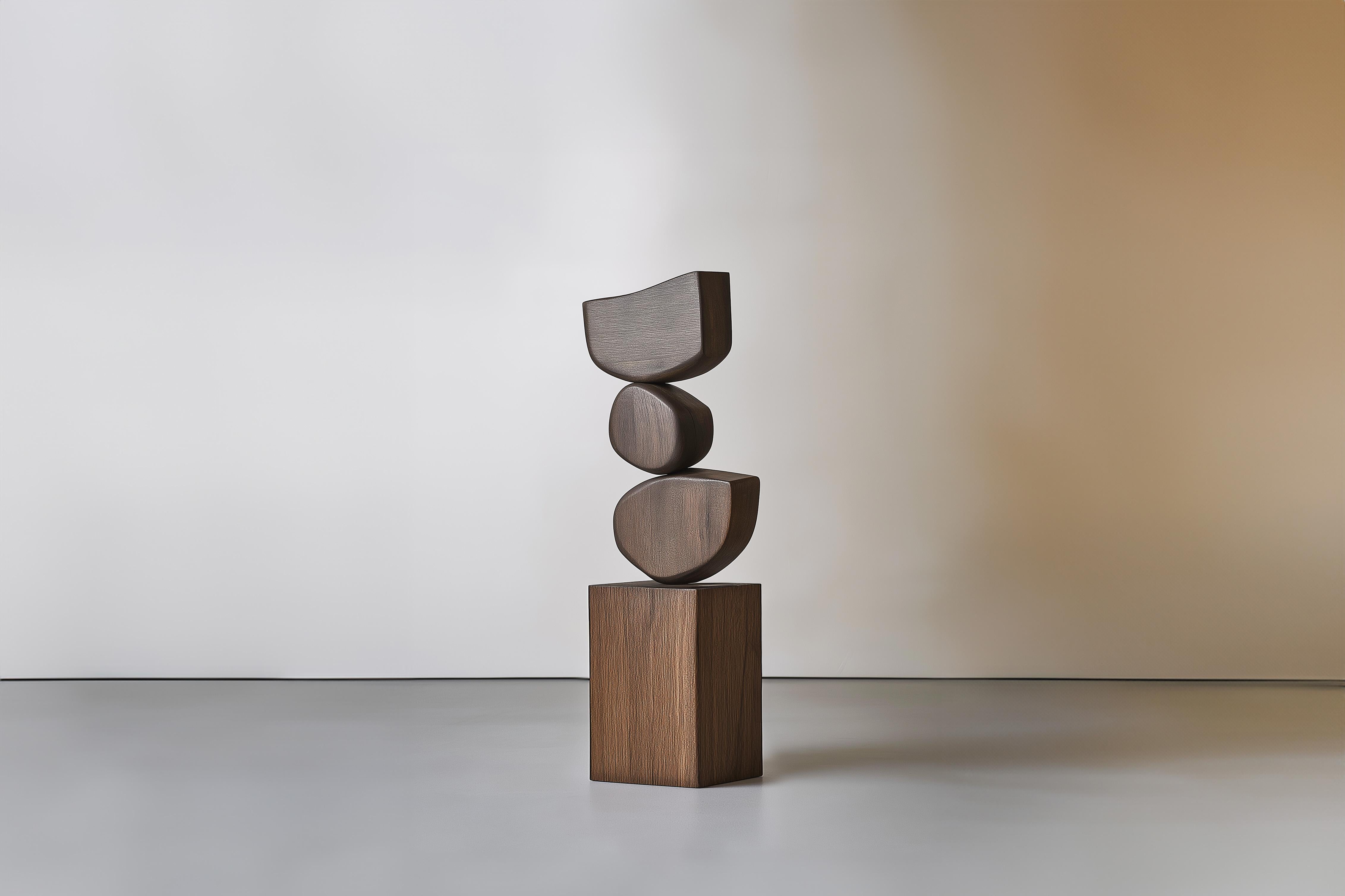 Mid-Century moderno Totem in legno contemporaneo Lull No18 - Perfetto per interni scultorei di Joel E in vendita