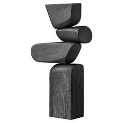 Lull No20 Geometric Wooden Sculpture by Joel Escalona – Ideal for Modern Design