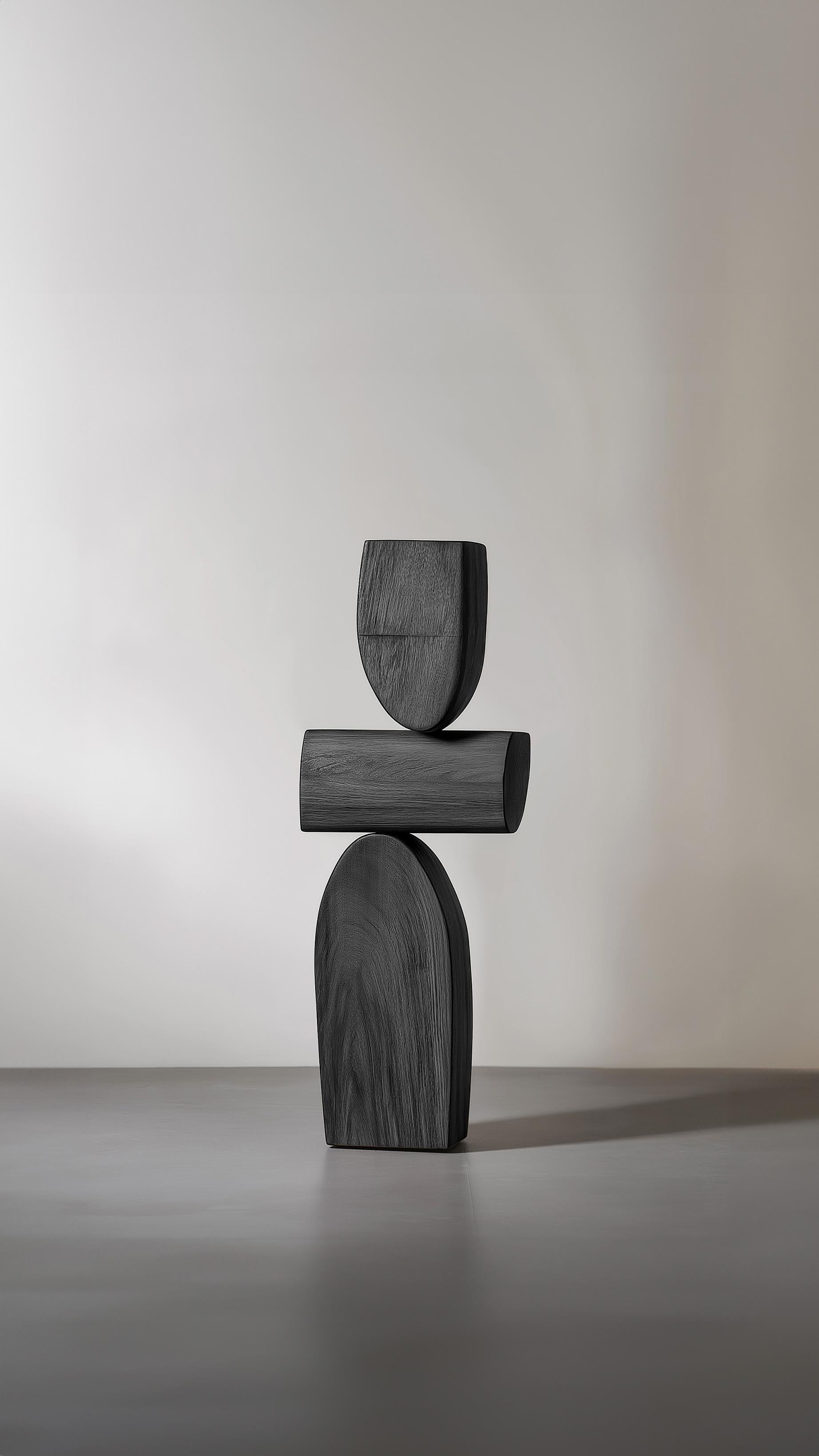 Lull No22 Minimalist Wooden Sculpture by Joel Escalona – A Decorative Object In New Condition For Sale In Ciudad de México, CDMX