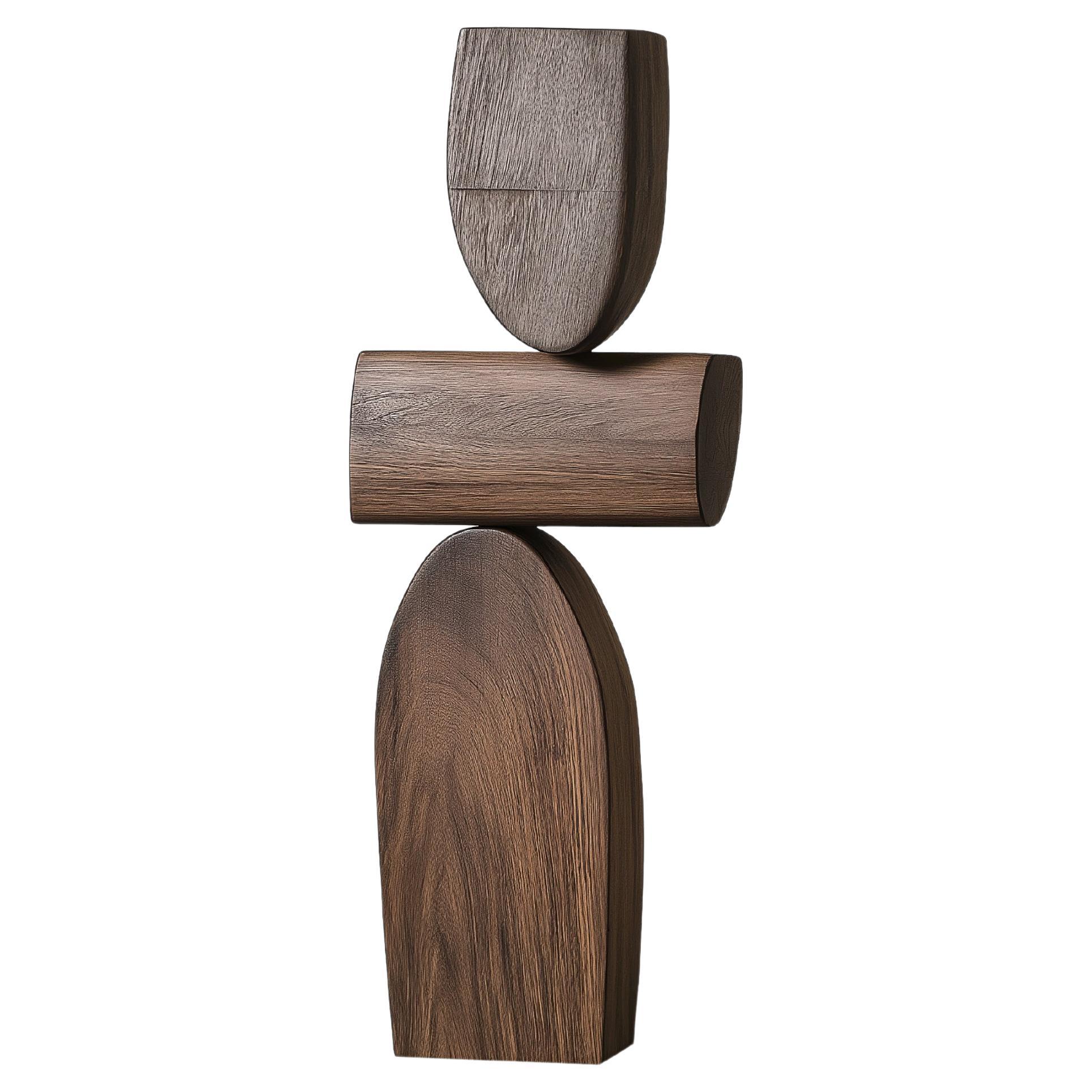 Lull No22 Escultura minimalista de madera de Joel Escalona - Un objeto decorativo