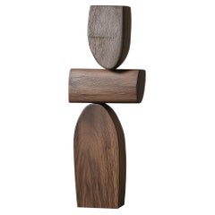 Lull No22 Minimalist Wooden Sculpture by Joel Escalona – A Decorative Object