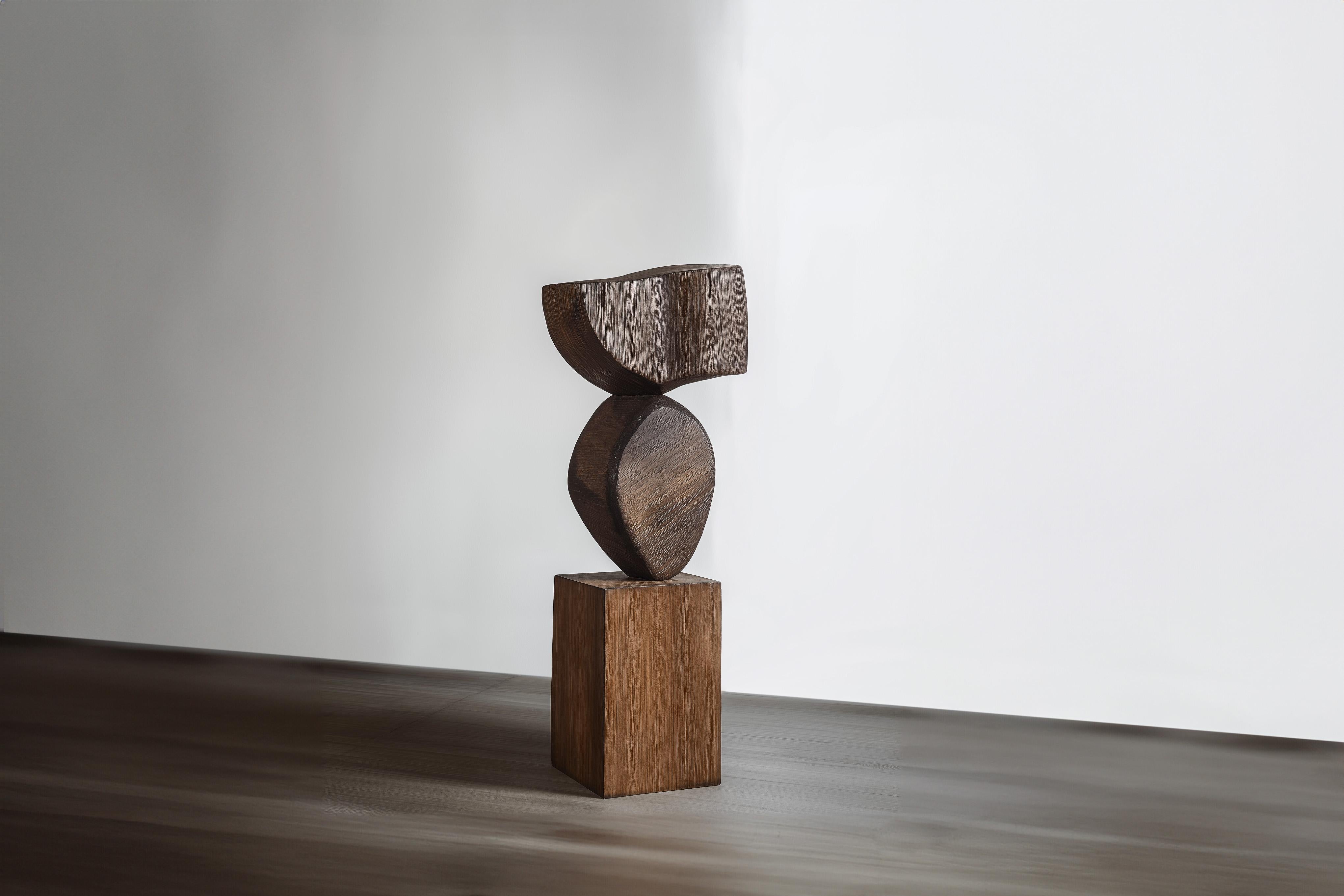 Mid-Century moderno Scultura geometrica in legno Lull No26 di Joel Escalona per Artistics Interiors in vendita