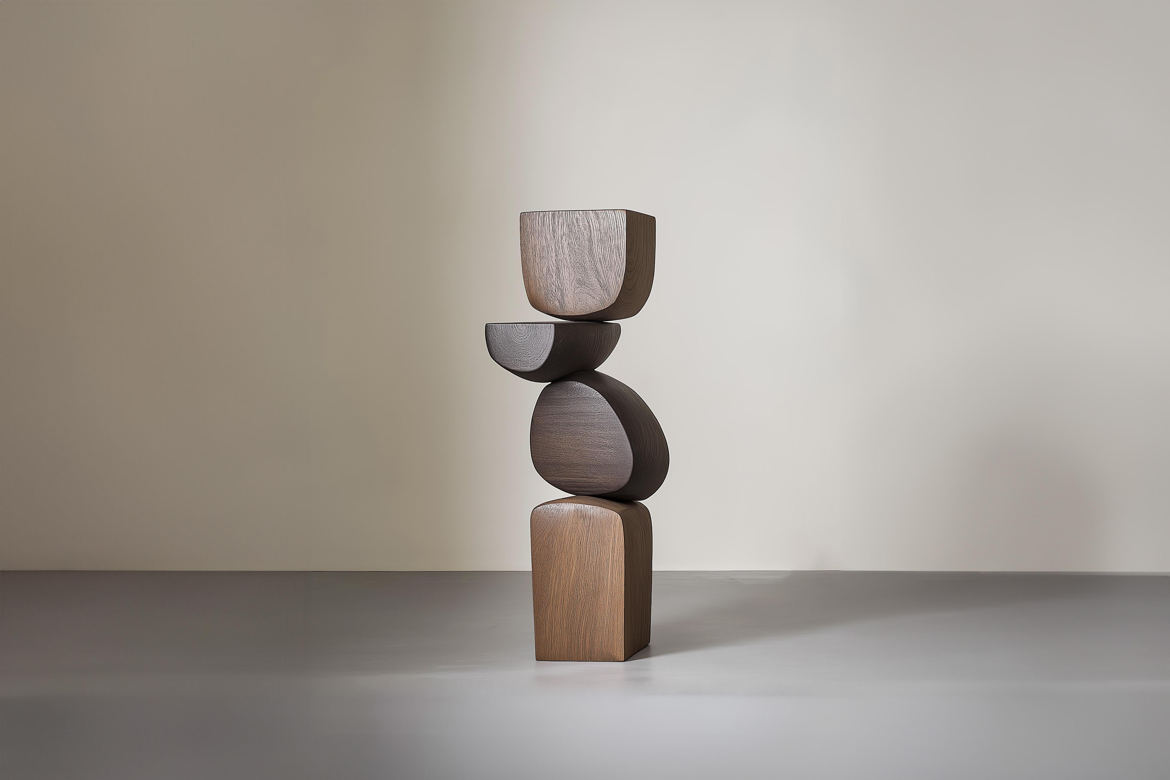 Mid-Century moderno Scultura in legno alta Lull No30 di Joel Escalona - Perfetta per un design minimalista in vendita