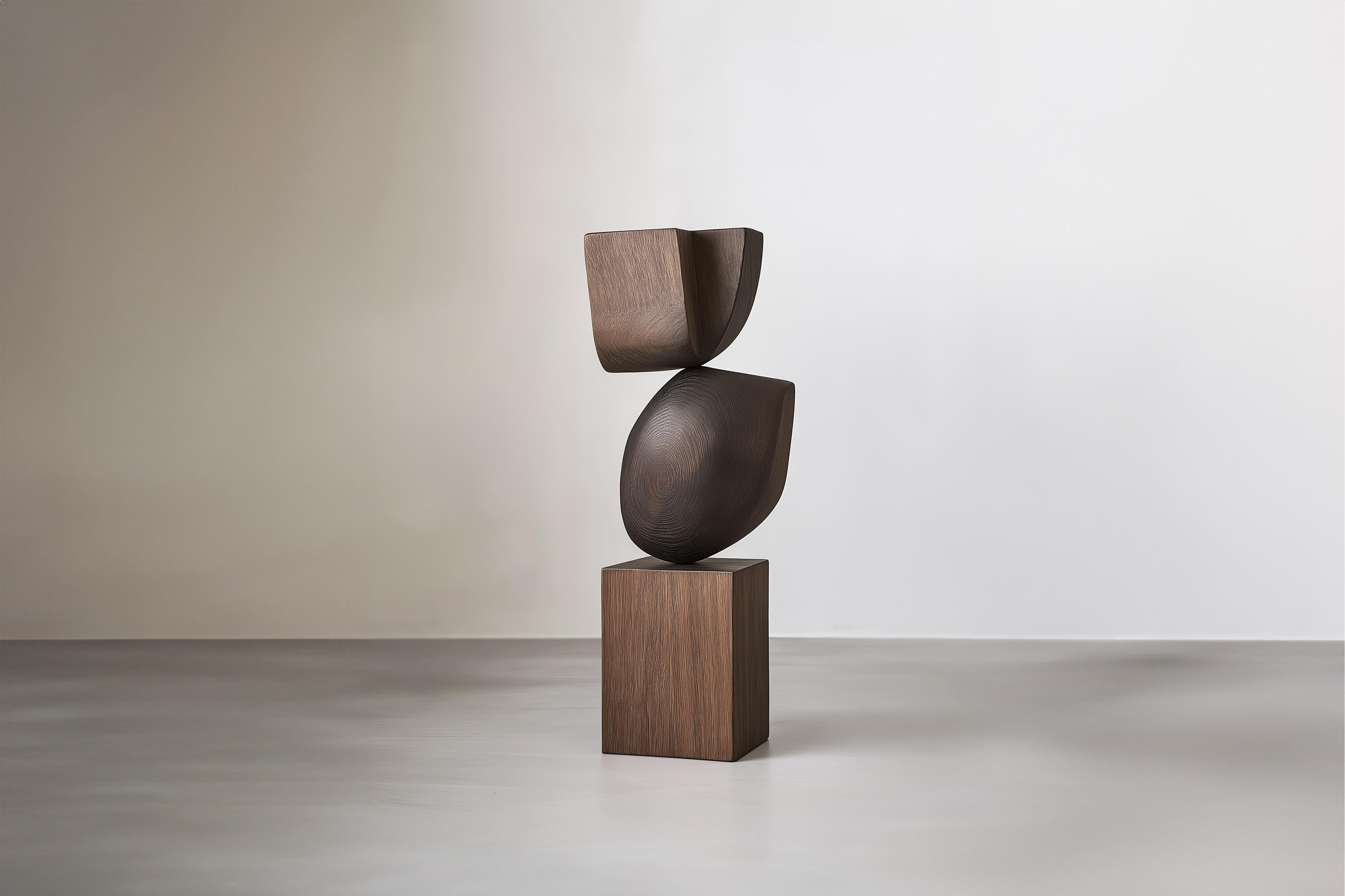Mid-Century moderno Scultura minimalista in legno Lull No32 - Design di Joel Escalona per Luxury Dec in vendita