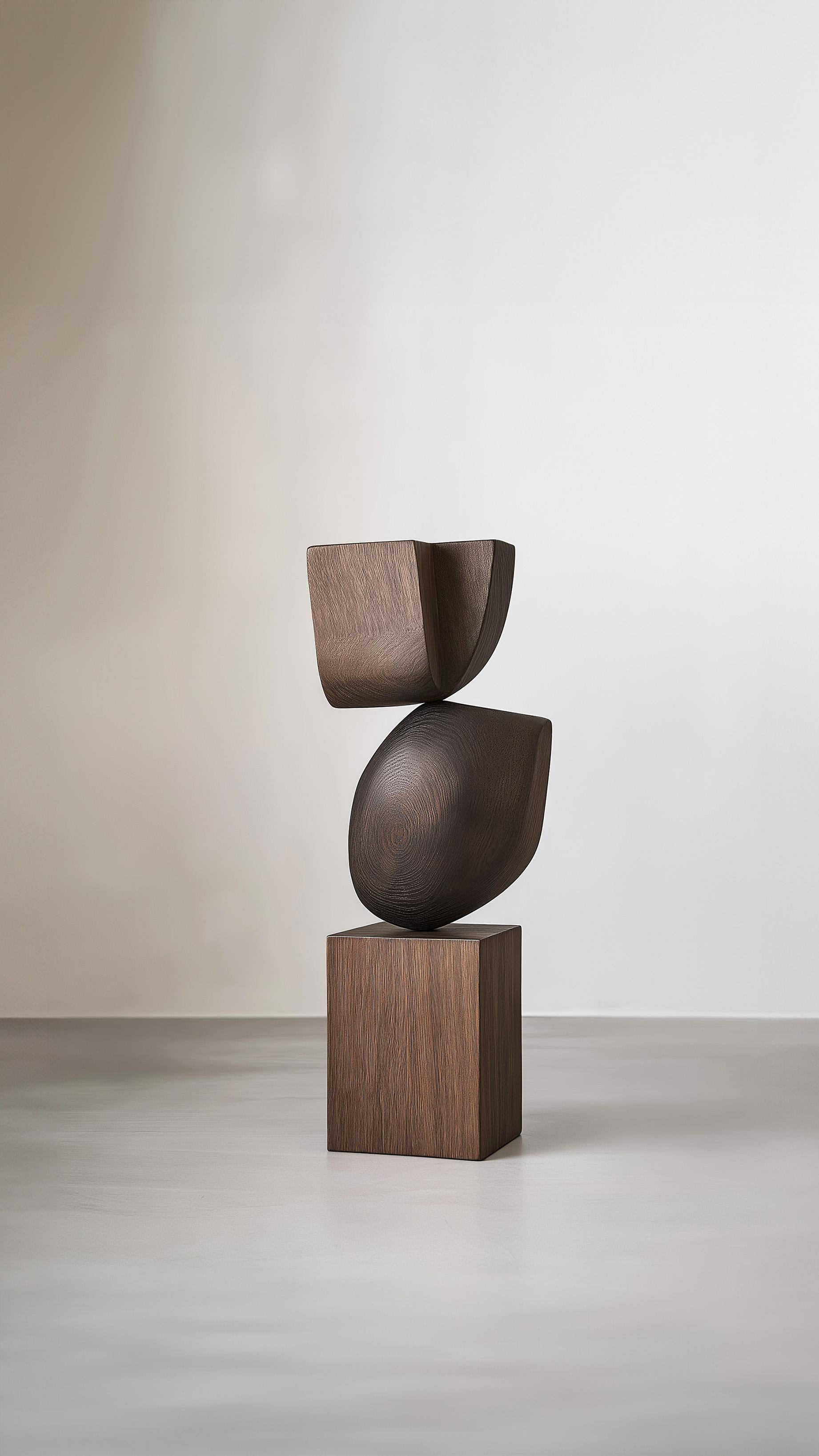 Fatto a mano Scultura minimalista in legno Lull No32 - Design di Joel Escalona per Luxury Dec in vendita