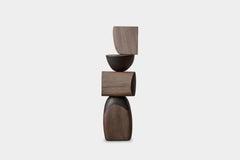 Lull No34 Wooden Totem for Interior Design – Handcrafted by Joel Escalona
