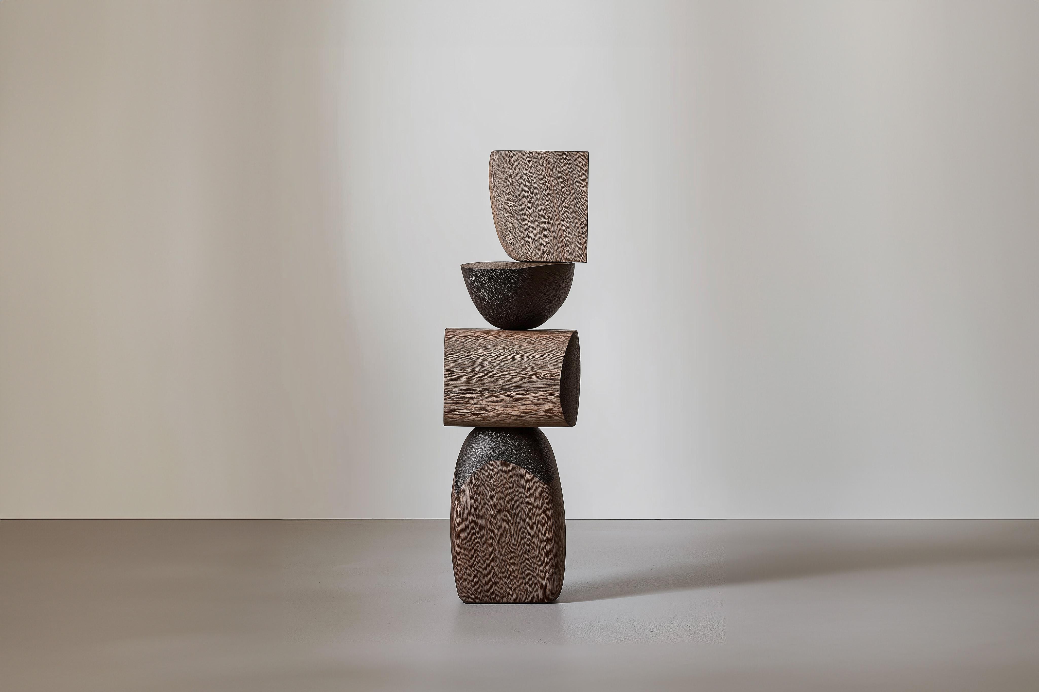 Mid-Century moderno Totem in legno Lull No34 per l'arredamento d'interni - Realizzato a mano da Joel Escalona in vendita