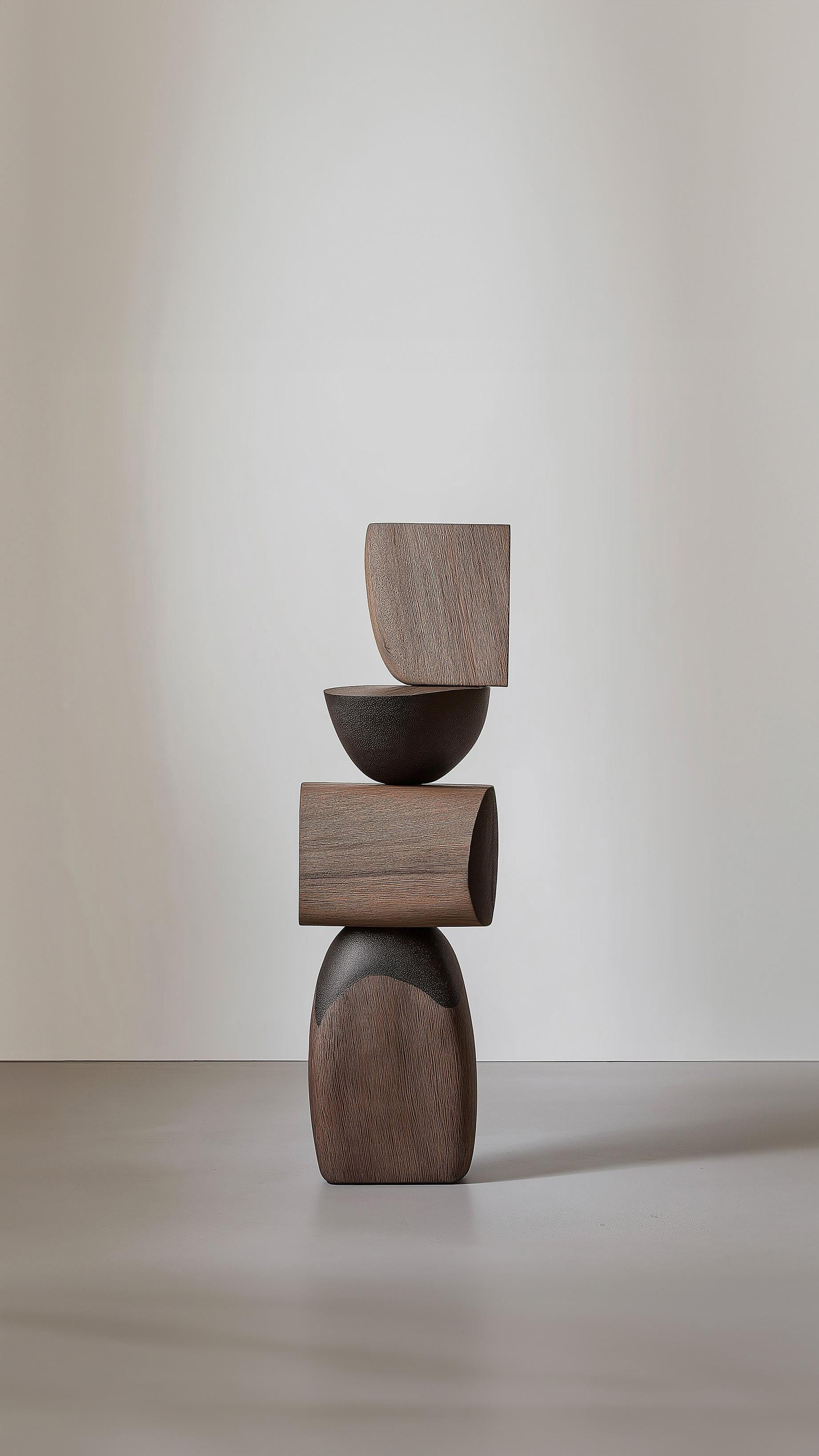 Fatto a mano Totem in legno Lull No34 per l'arredamento d'interni - Realizzato a mano da Joel Escalona in vendita