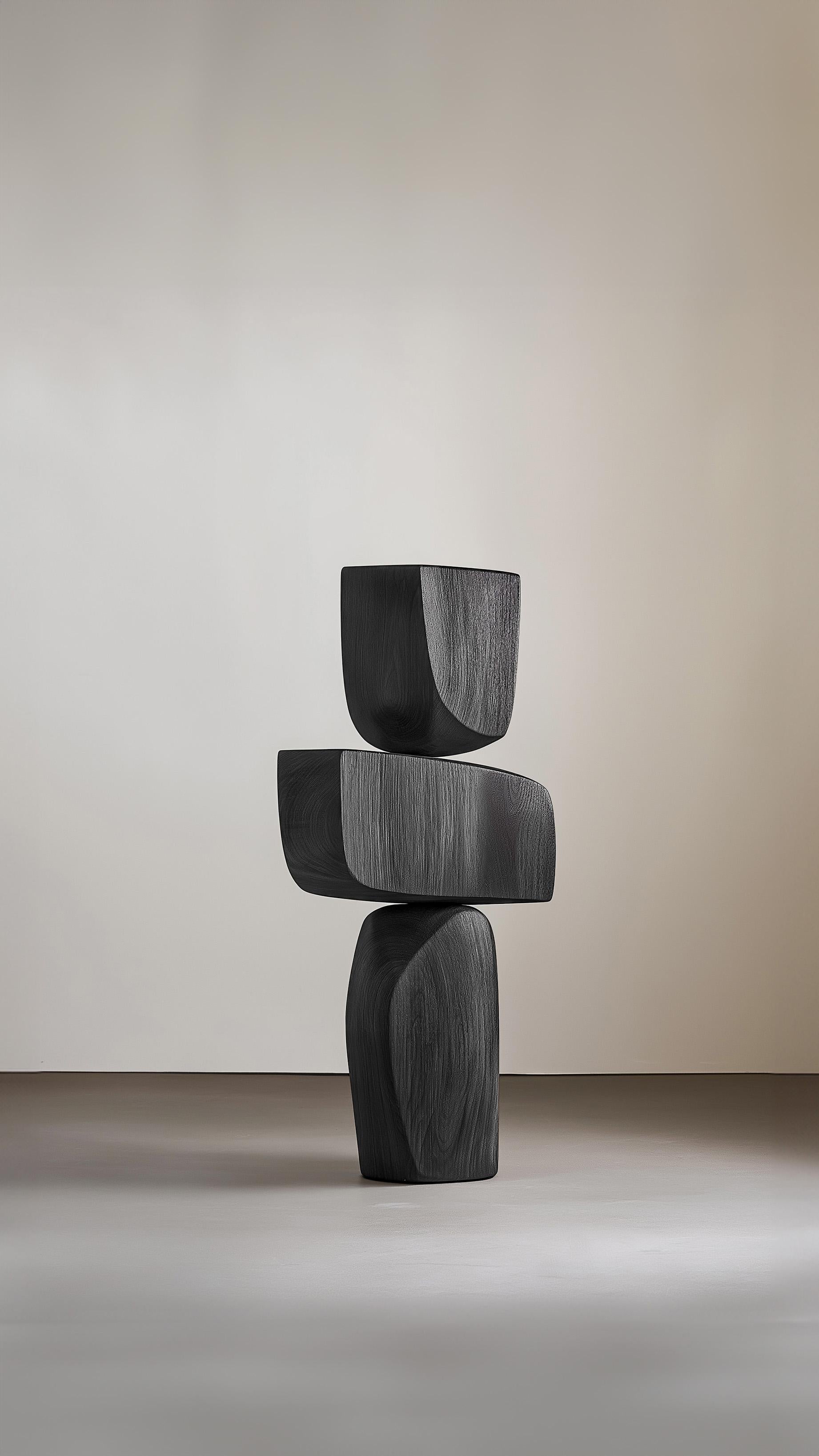 Lull No42 Minimalistische Holzskulptur für Luxuswohnungen - entworfen von Joel Escalo im Zustand „Neu“ im Angebot in Ciudad de México, CDMX
