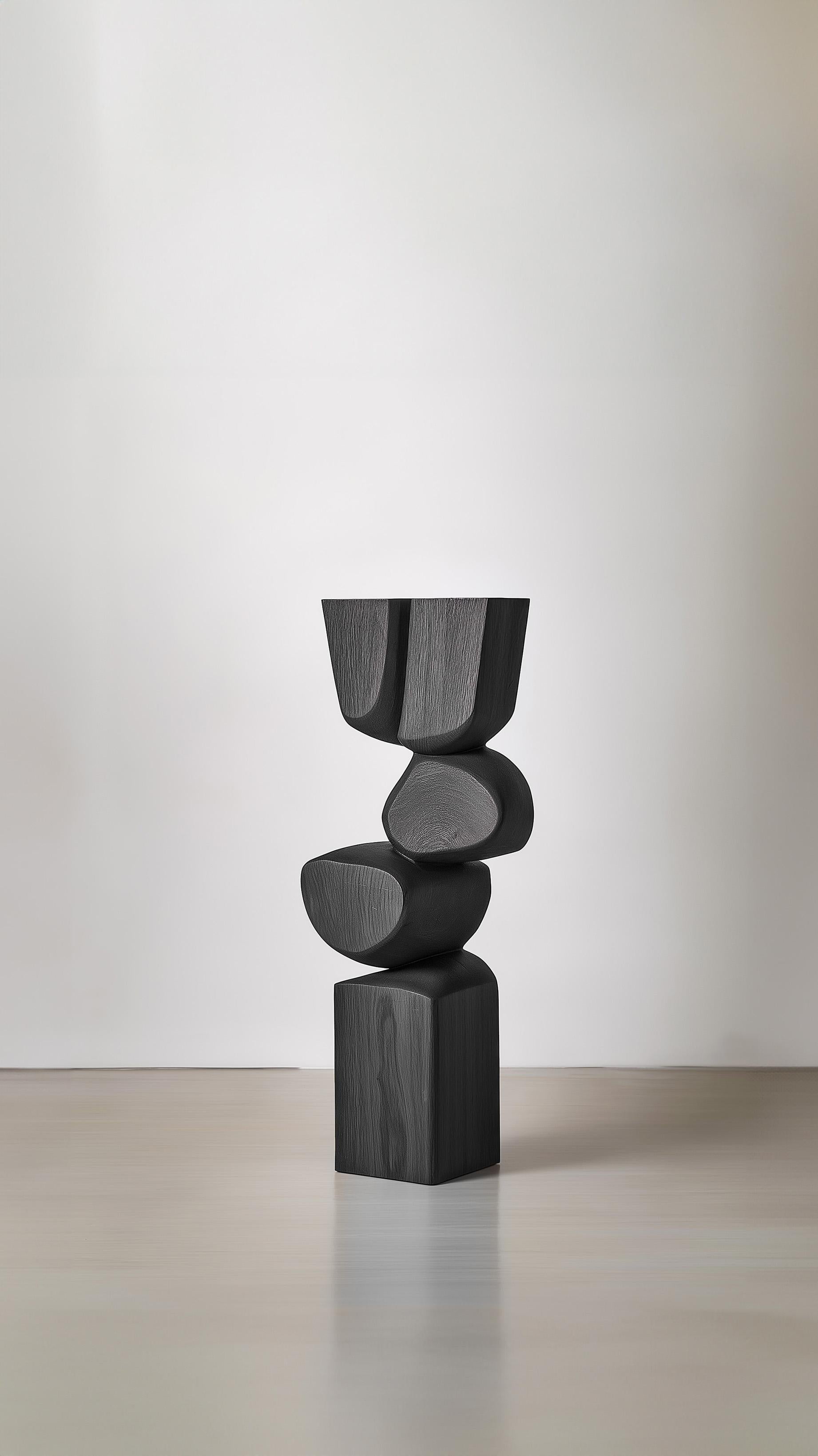 Lull No44 Scultura Totem alta in legno di Joel Escalona per un arredamento minimalista In condizioni Nuovo in vendita a Ciudad de México, CDMX