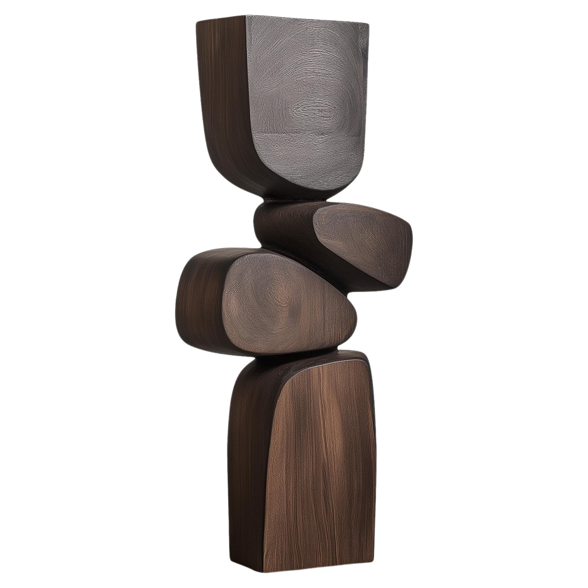 Scultura geometrica in legno Lull No46 di Joel Escalona - Perfetta per le case di lusso

---
L'equilibrio e la tensione sono al centro di queste sculture. L'interazione tra le forme lisce e arrotondate e le basi solide e angolari crea un delicato