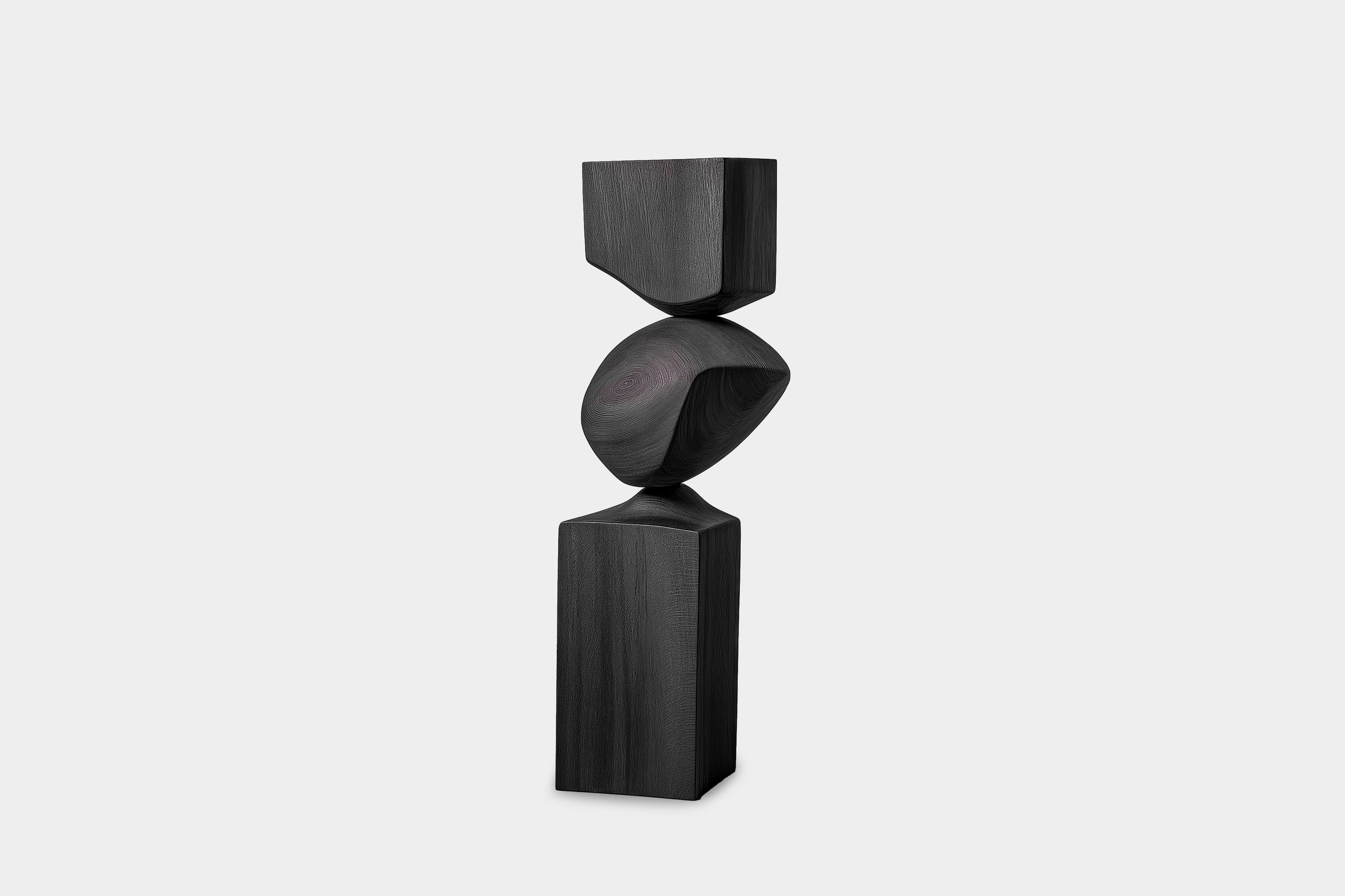 Mid-Century moderno Scultura in legno Lull No5 - Forma astratta per un arredamento di lusso di Joel Escalon in vendita