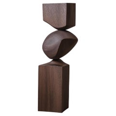 Sculpture en bois Lull No5 - Forme abstraite pour une décoration de luxe par Joel Escalon