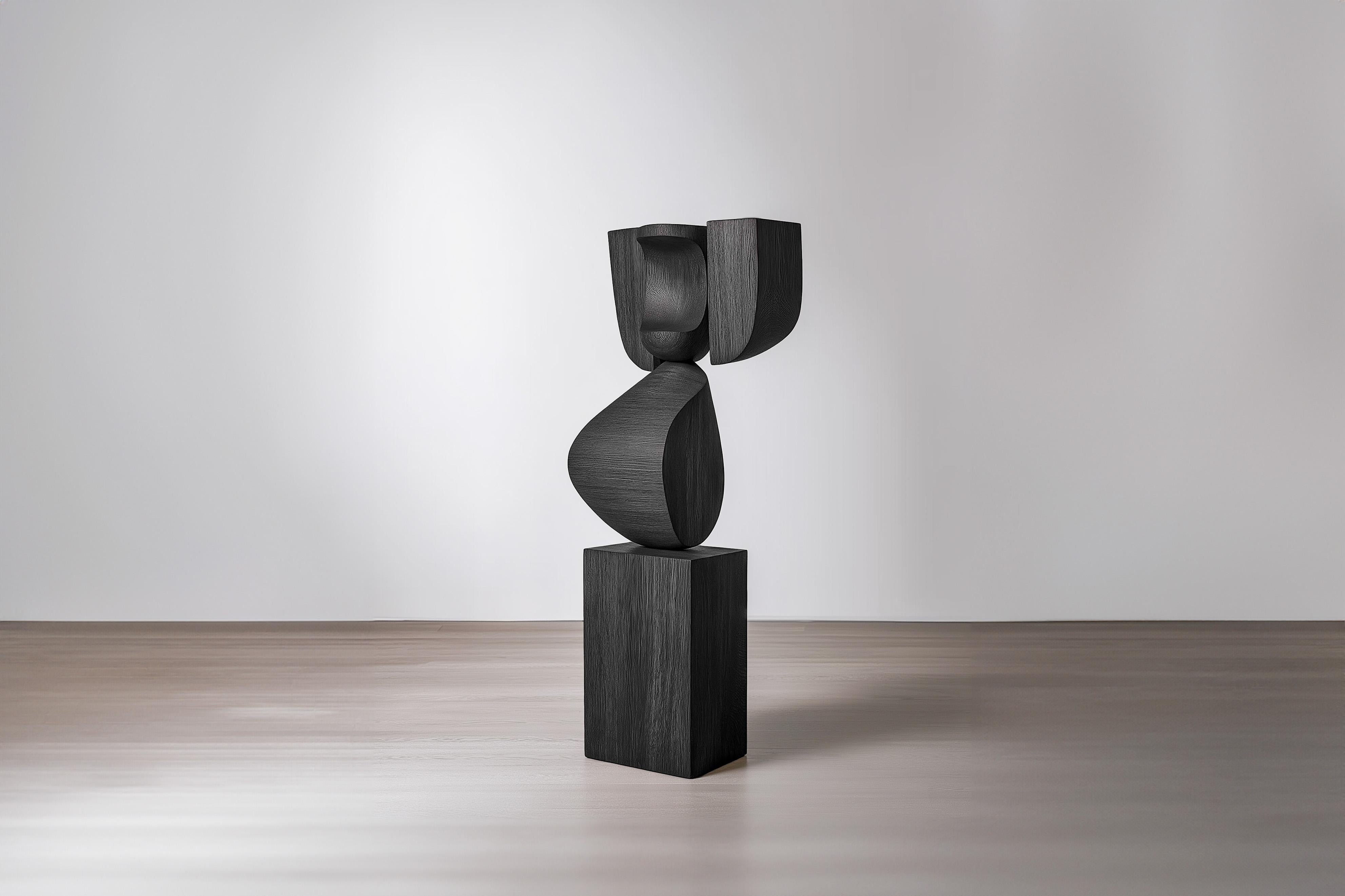 Messicano Lull No50 Scultura minimalista in legno per interni di lusso di Joel Escalona in vendita