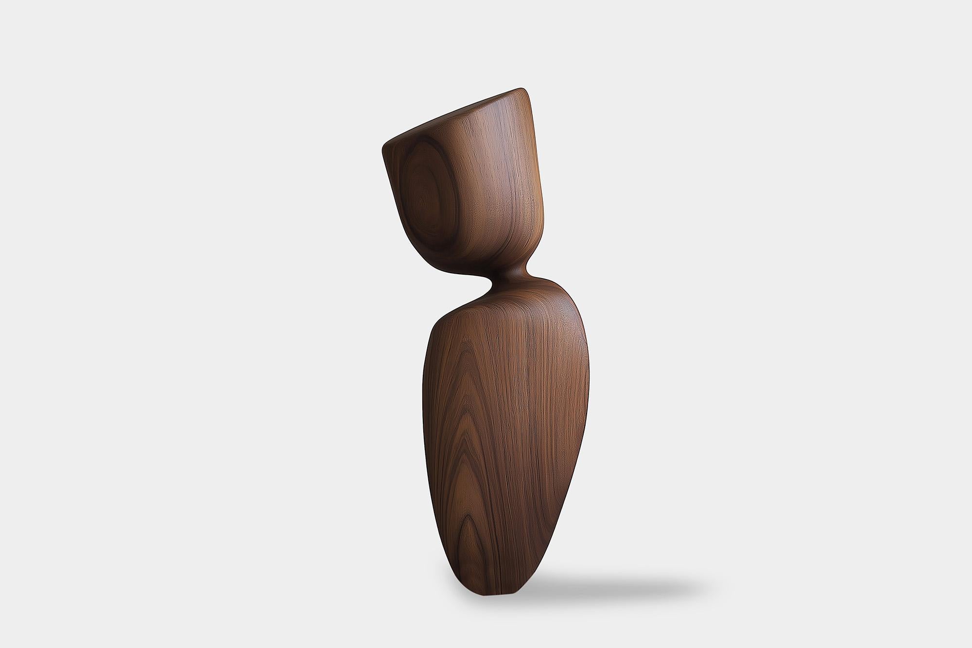 Mid-Century moderno Scultura decorativa in legno Lull No51 di NONO Perfetta per gli interni contemporanei in vendita