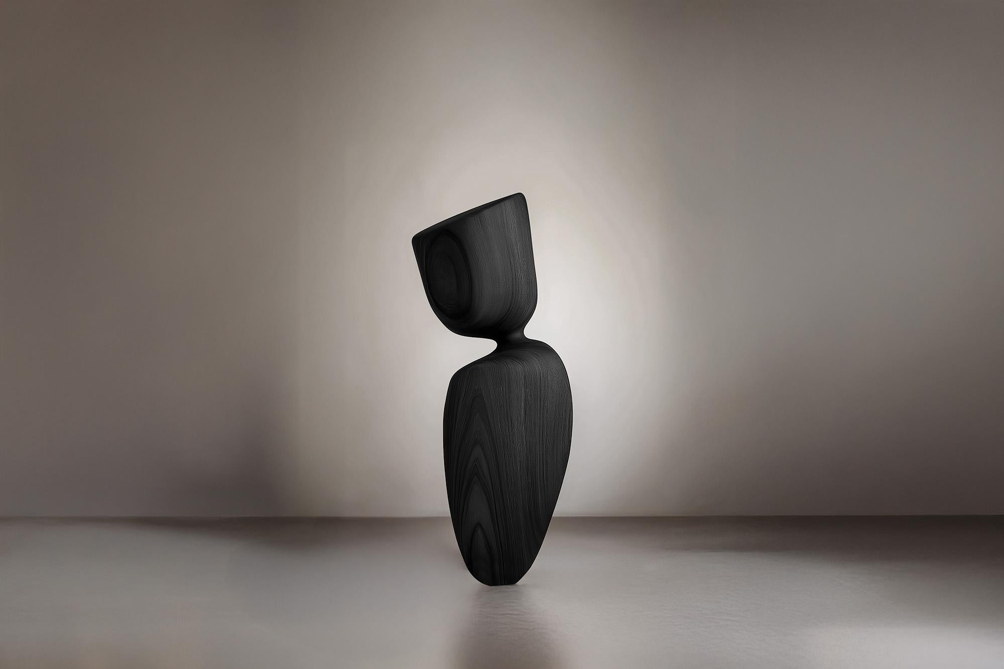 Messicano Scultura decorativa in legno Lull No51 di NONO Perfetta per gli interni contemporanei in vendita