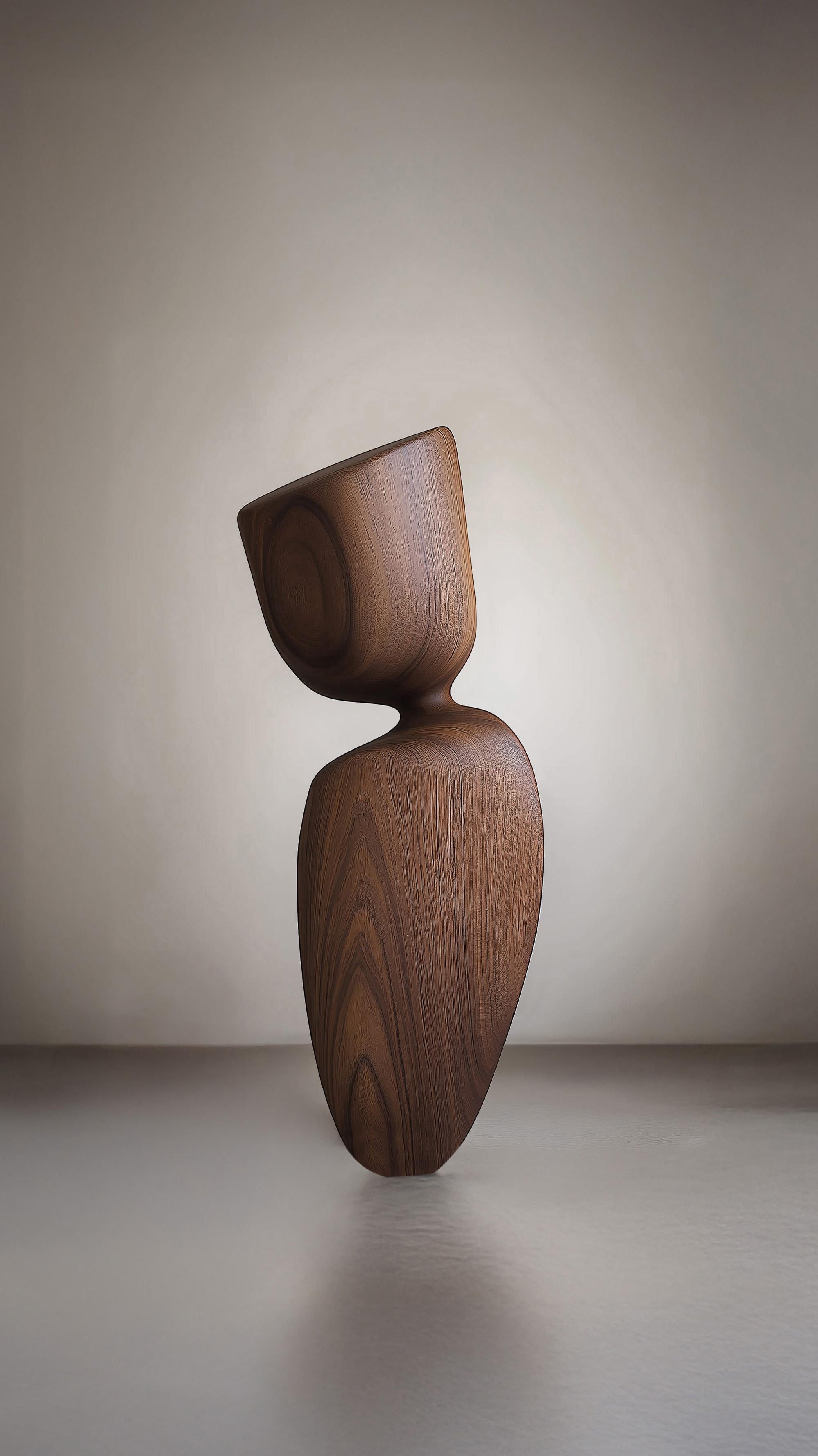 XXI secolo e contemporaneo Scultura decorativa in legno Lull No51 di NONO Perfetta per gli interni contemporanei in vendita
