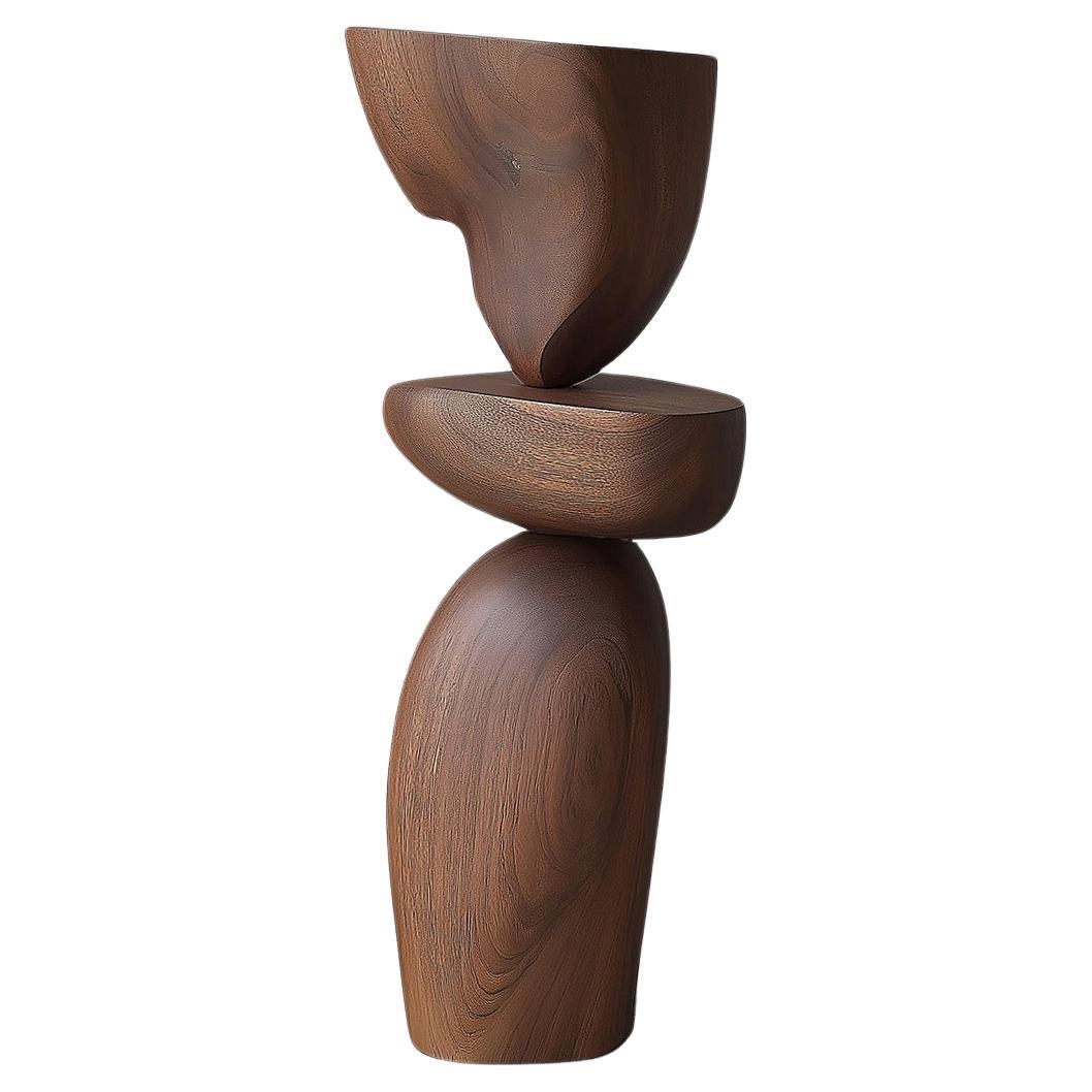 Scultura Totem moderna in legno Lull No53 - Ideale per gli spazi artistici by NONO