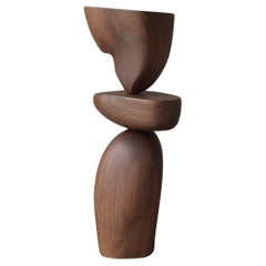 Lull No53 Modern Wooden Totem Sculpture – Ideal for Artistic Spaces by NONO