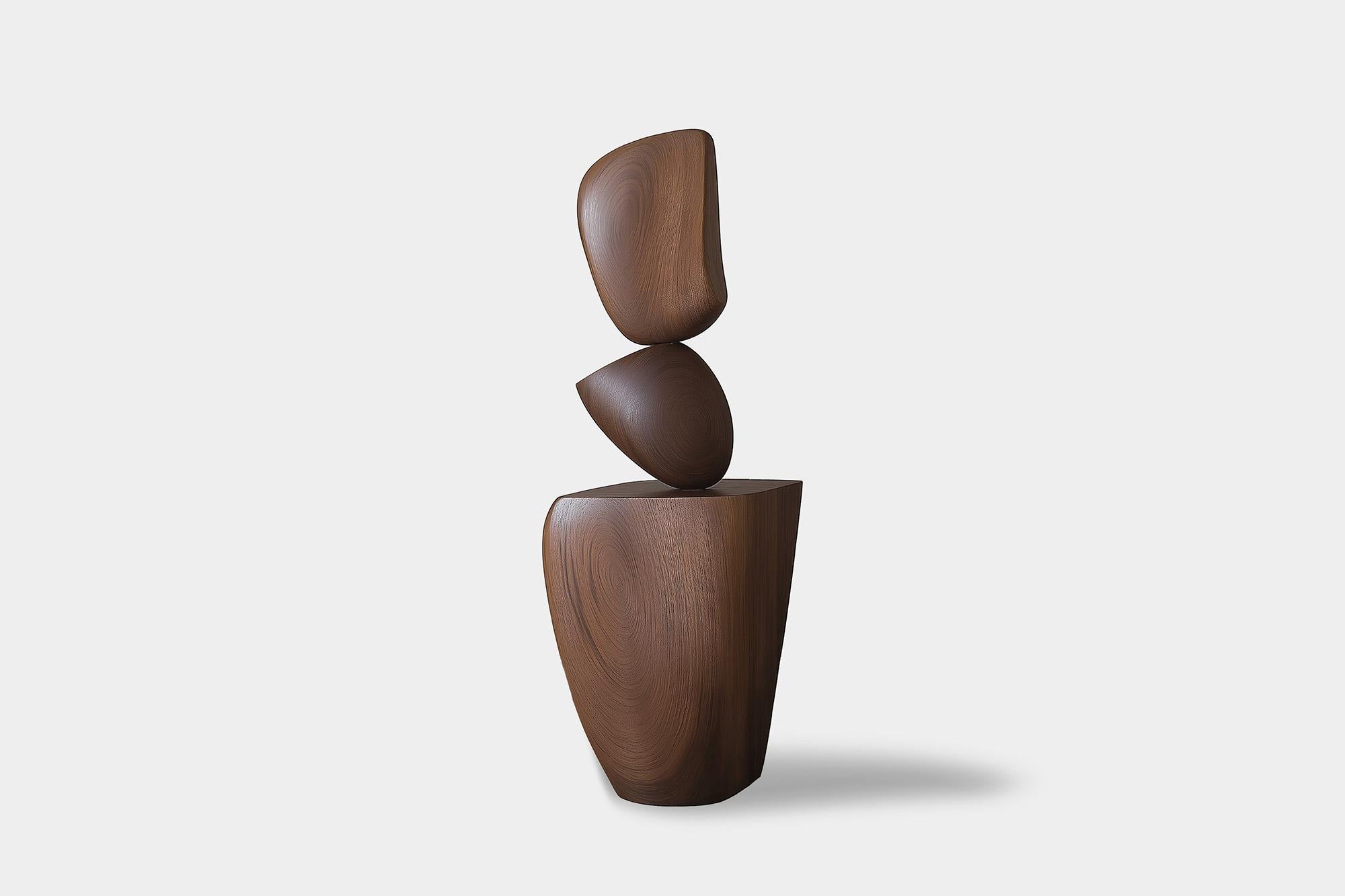 Lull No55 Solid Wood Sculpture for Modern Spaces by NONO

———
Balance and tension are at the core of these sculptures. The interplay between the smooth, rounded forms and solid, angular bases creates a delicate equilibrium that invites