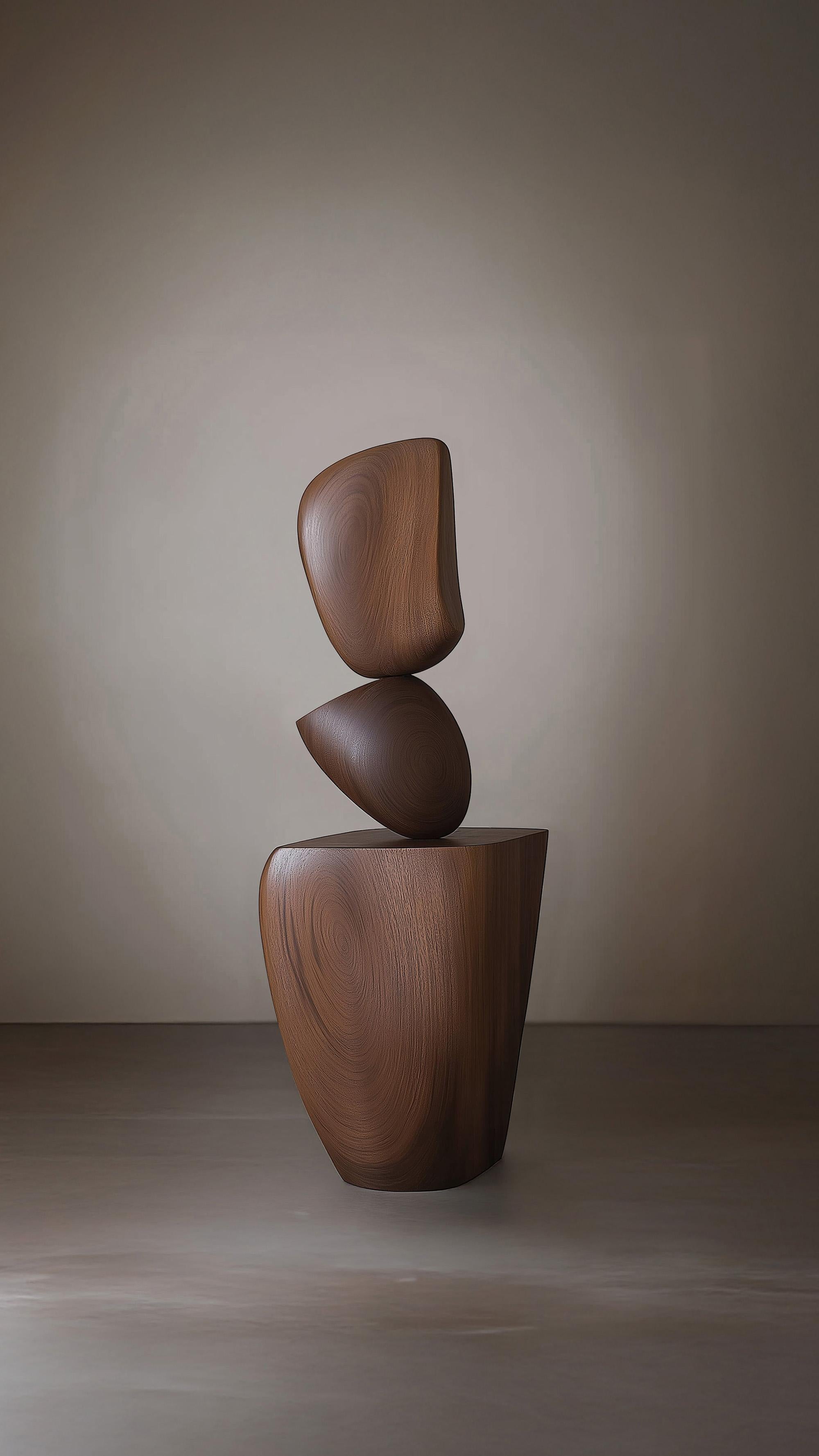 Lull No55 Solid Wood Sculpture for Modern Spaces by NONO In New Condition For Sale In Ciudad de México, CDMX