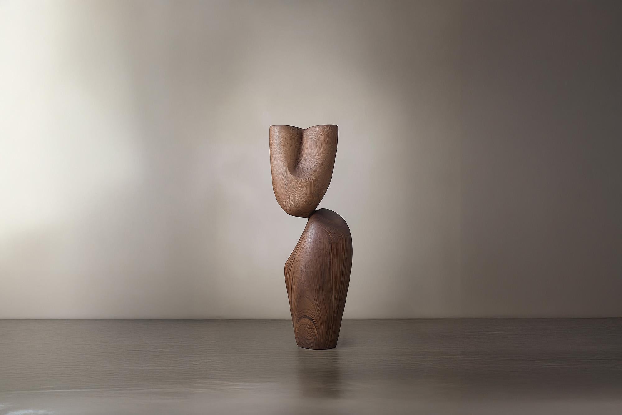 Mid-Century moderno Installazione Artistica Lull No60 - Scultura in legno realizzata a mano da Joel Escalona in vendita