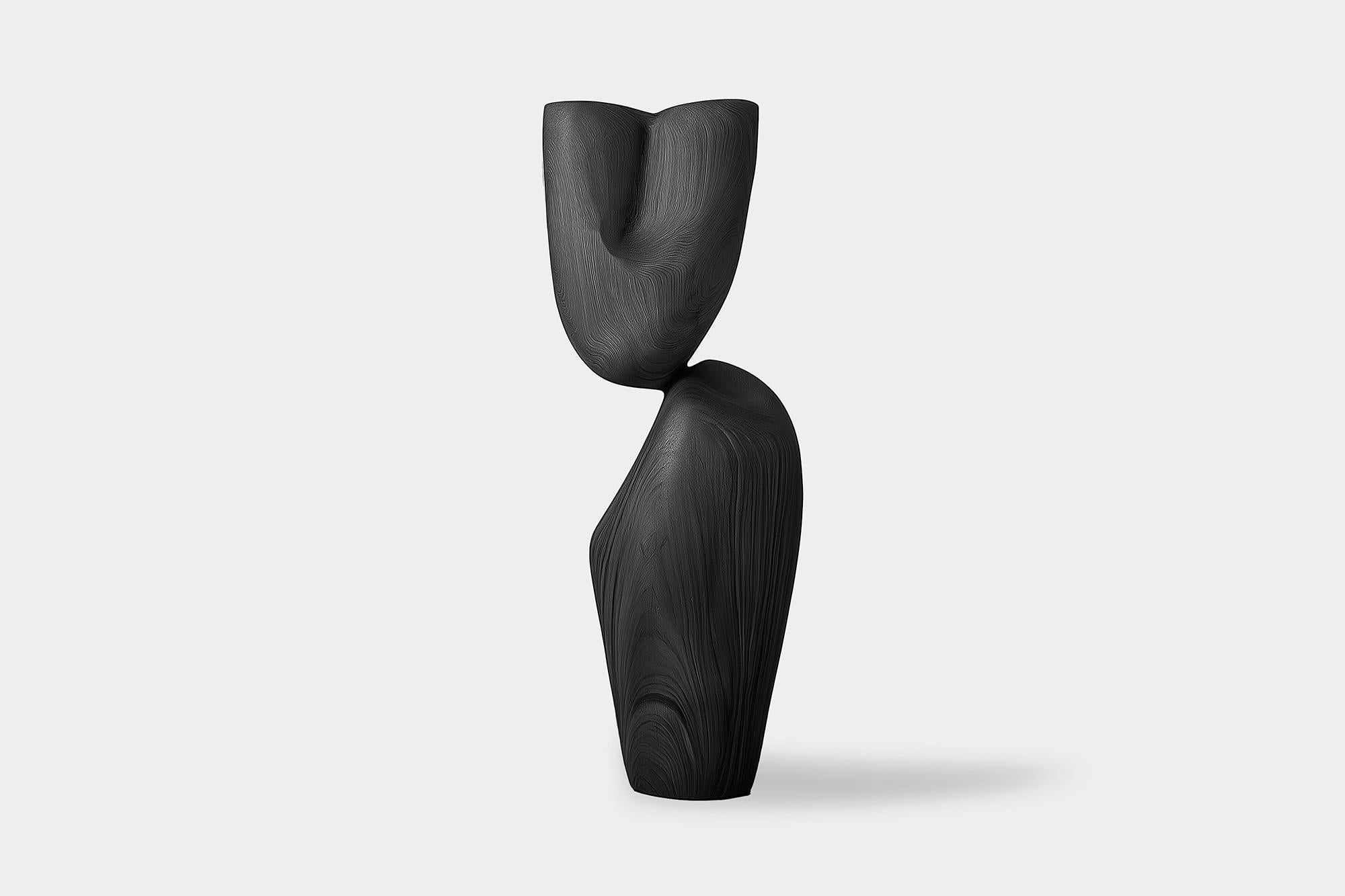 Messicano Installazione Artistica Lull No60 - Scultura in legno realizzata a mano da Joel Escalona in vendita