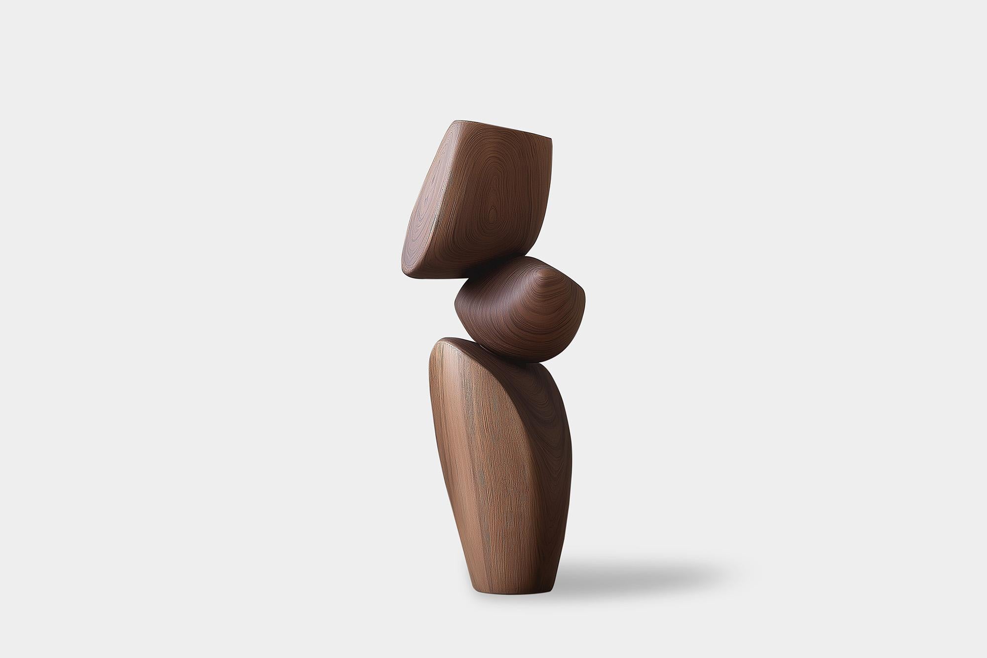 Totem in legno contemporaneo Lull No62 per interni moderni - Design di Joel Escalona

---
L'equilibrio e la tensione sono al centro di queste sculture. L'interazione tra le forme lisce e arrotondate e le basi solide e angolari crea un delicato