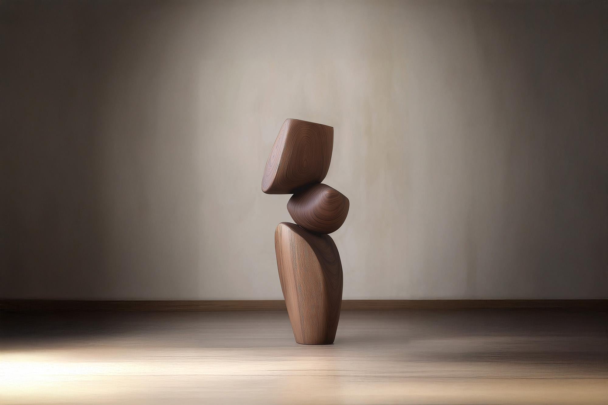 Mid-Century moderno Totem in legno contemporaneo Lull No62 per interni moderni - Disegnato da Joel Esca in vendita