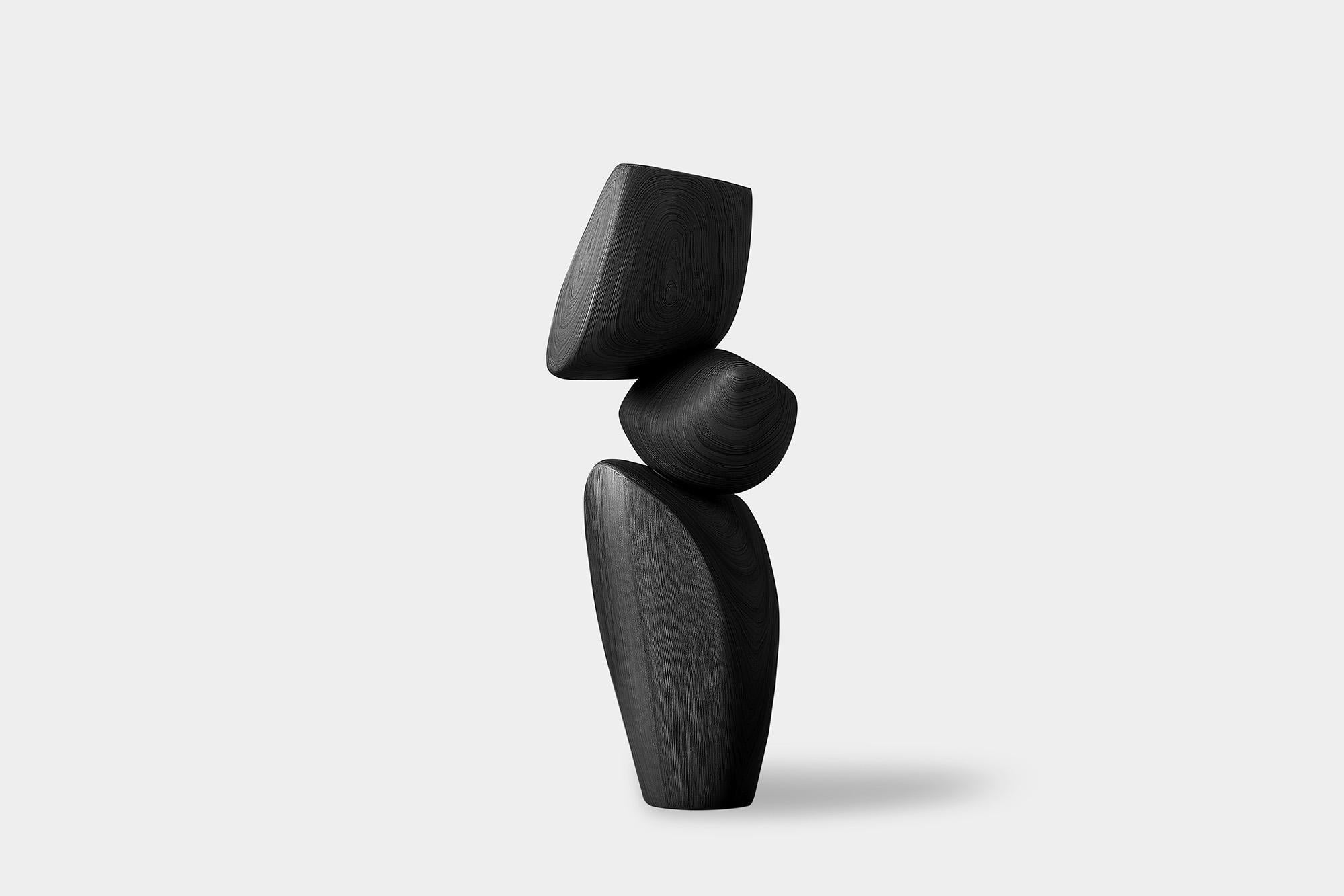 Messicano Totem in legno contemporaneo Lull No62 per interni moderni - Disegnato da Joel Esca in vendita