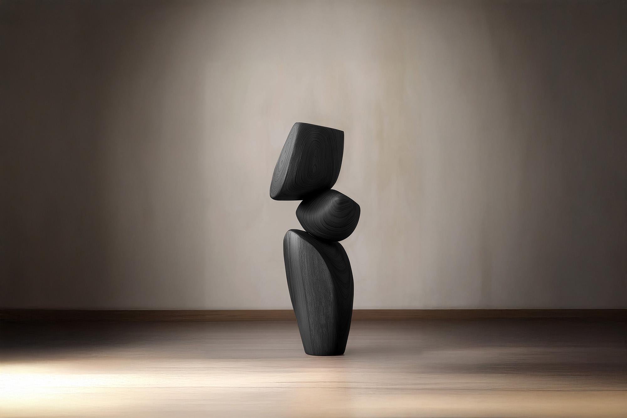 Fatto a mano Totem in legno contemporaneo Lull No62 per interni moderni - Disegnato da Joel Esca in vendita