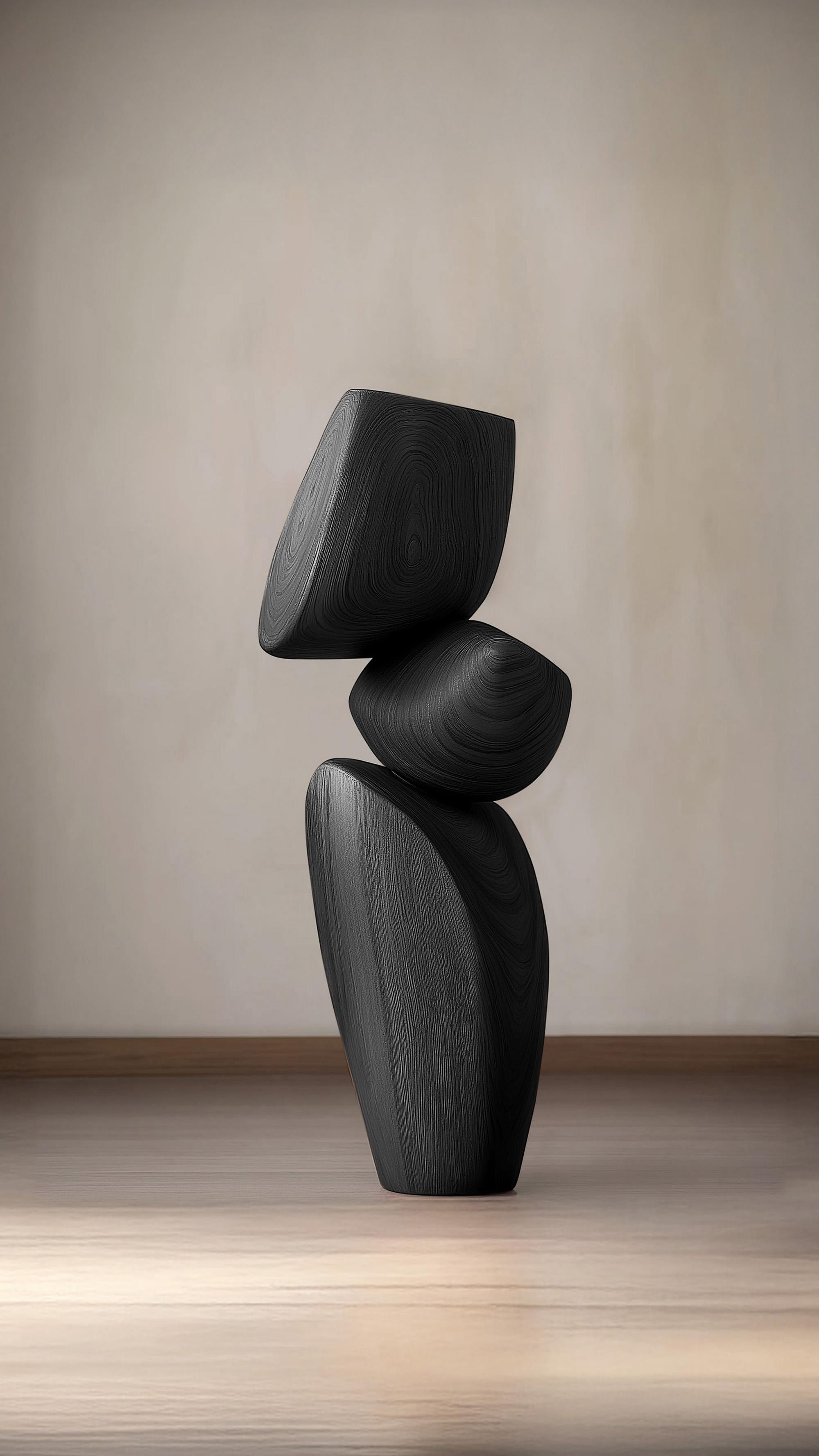 XXI secolo e contemporaneo Totem in legno contemporaneo Lull No62 per interni moderni - Disegnato da Joel Esca in vendita