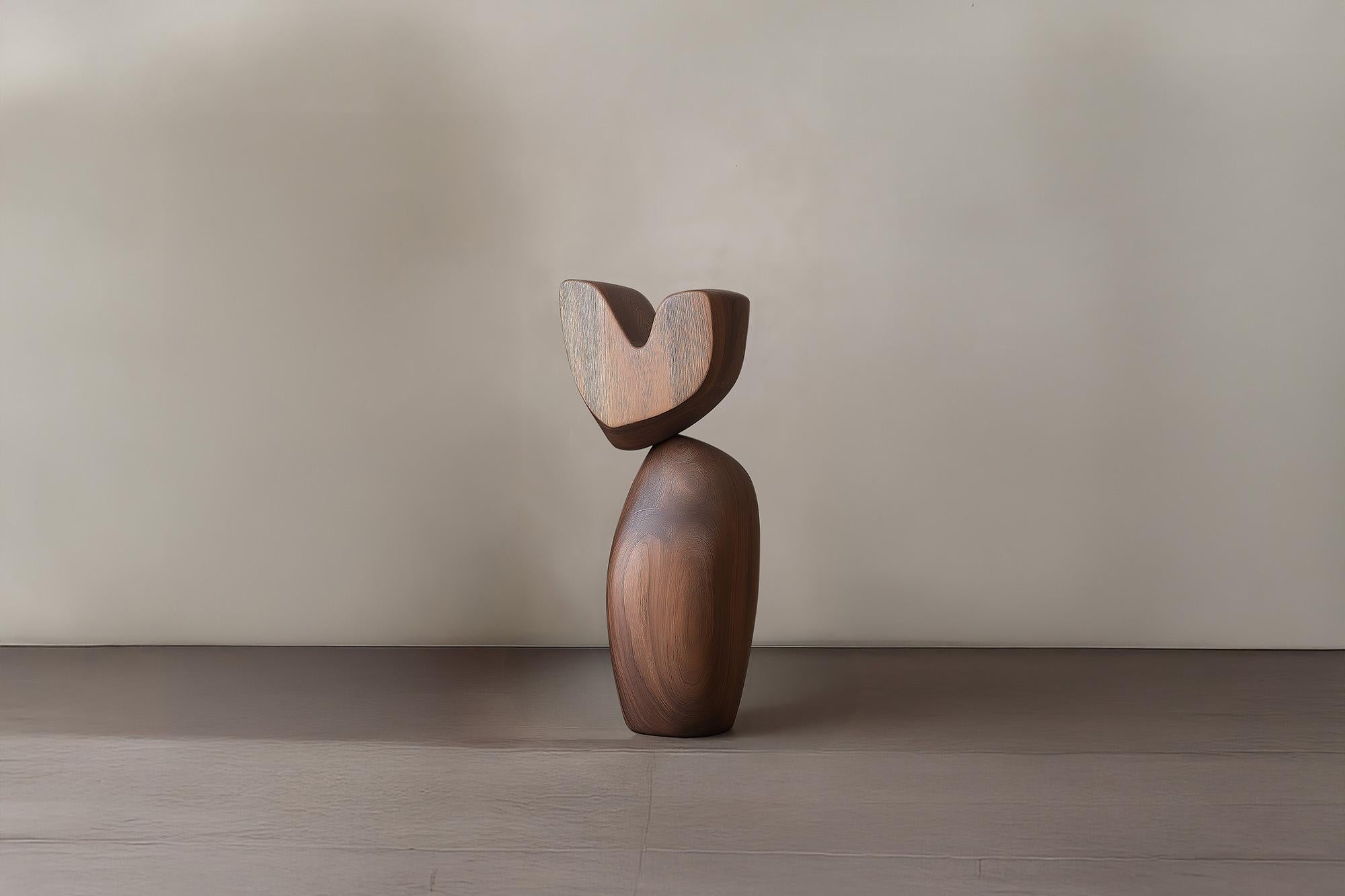 Mid-Century moderno Scultura in legno Lull No64 per interni artistici di Joel Escalona in vendita