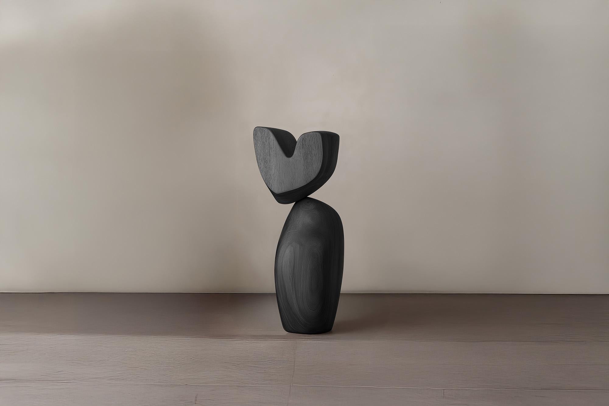 Fatto a mano Scultura in legno Lull No64 per interni artistici di Joel Escalona in vendita