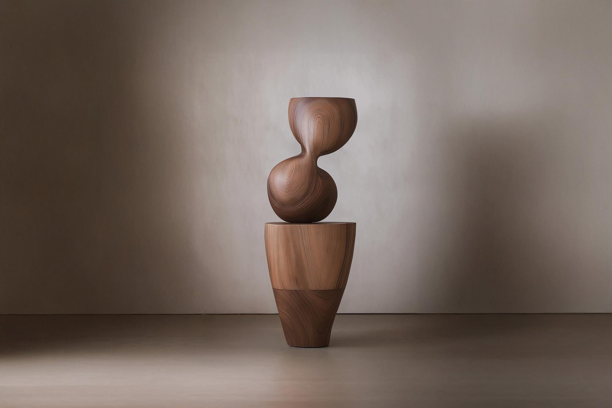 Mid-Century Modern Lull No66 Solid Wood Artistic Feature by Joel Escalona – Ideal for Contemporary For Sale