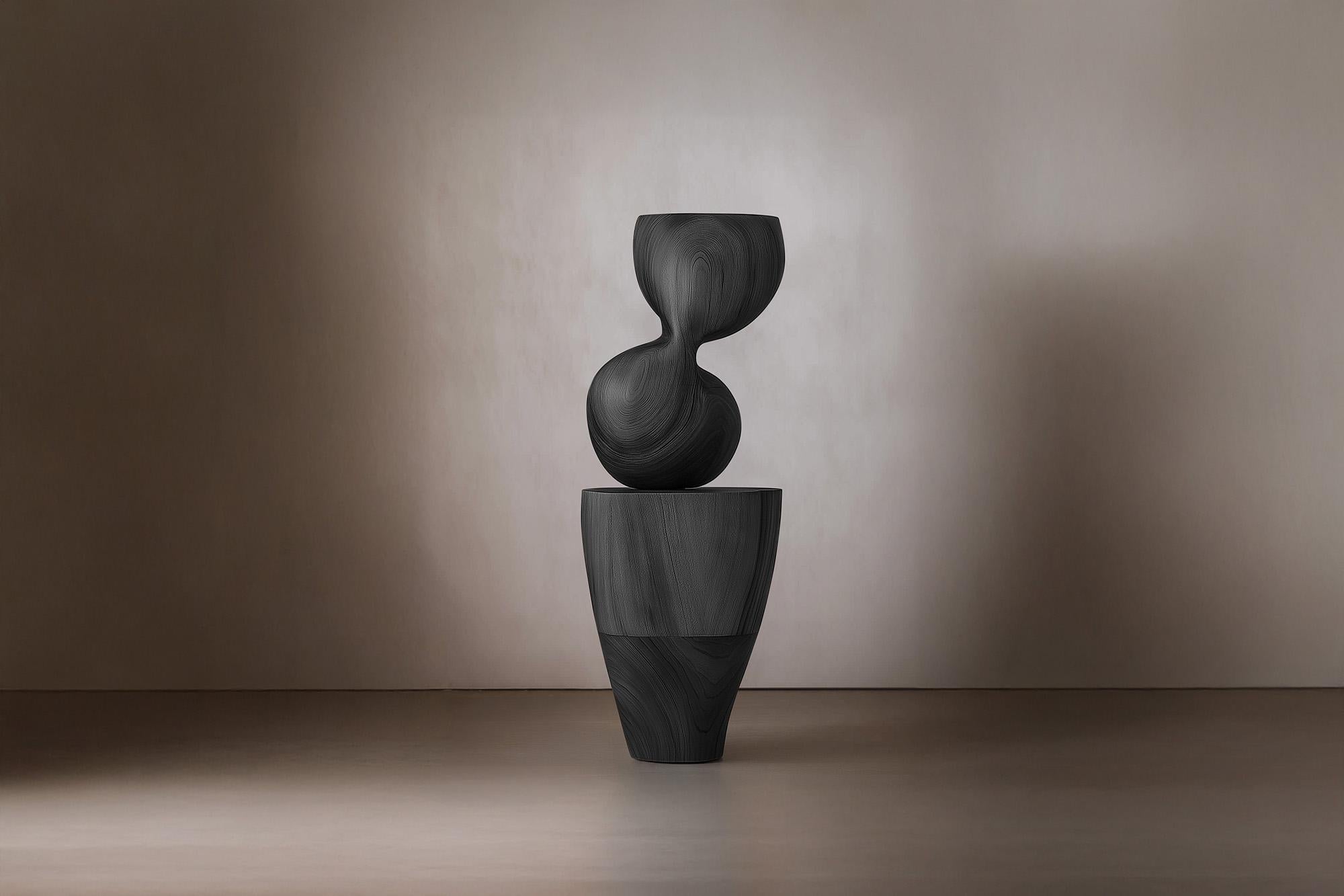 Hand-Crafted Lull No66 Solid Wood Artistic Feature by Joel Escalona – Ideal for Contemporary For Sale