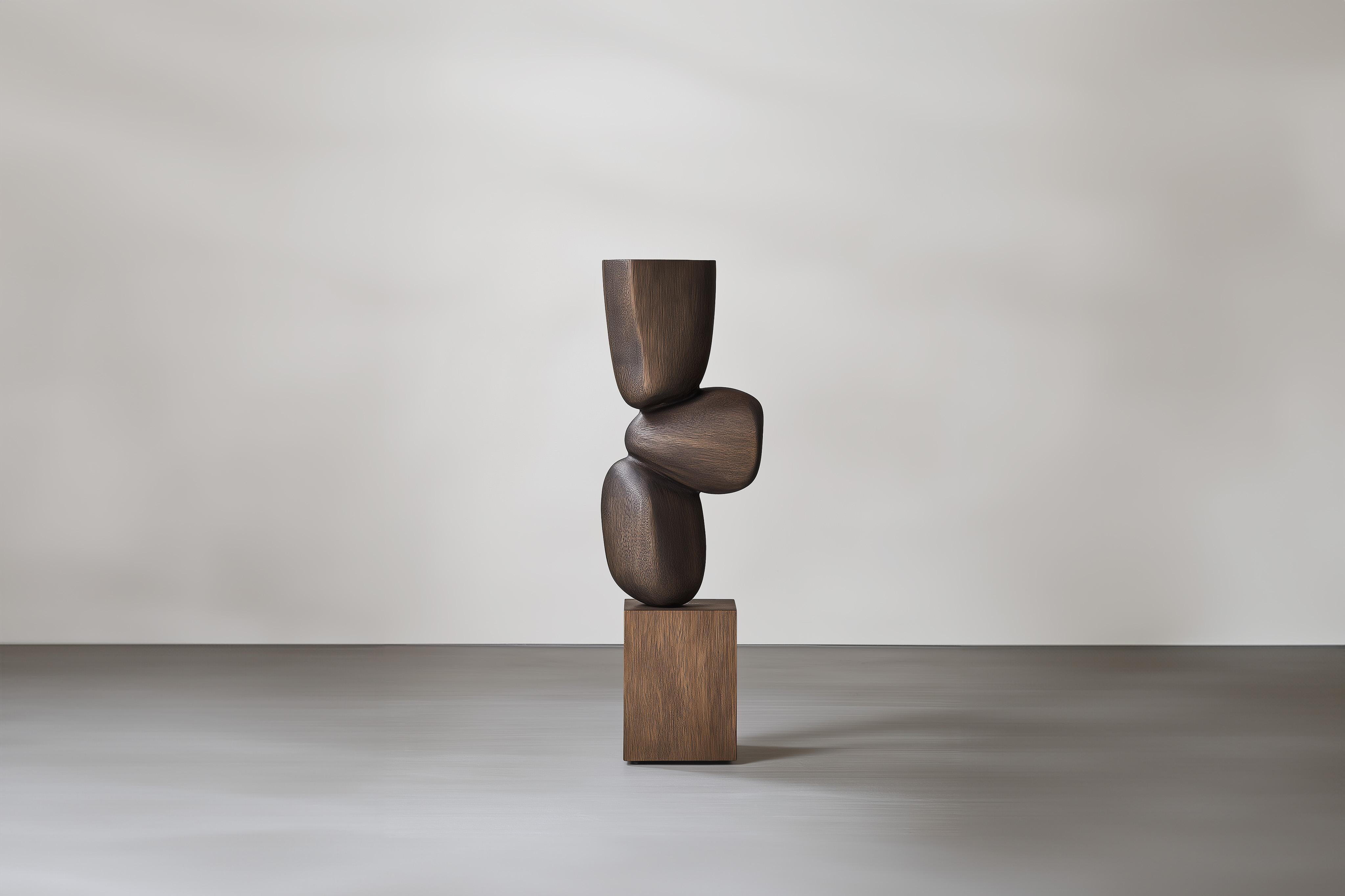 Lull No7 Wooden Art Piece for Minimalist Spaces – Designed by Joel Escalona


———
Balance and tension are at the core of these sculptures. The interplay between the smooth, rounded forms and solid, angular bases creates a delicate equilibrium that
