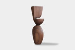 Lull No70 Holzskulptur - Abstrakte Form von Joel Escalona für minimalistische Häuser