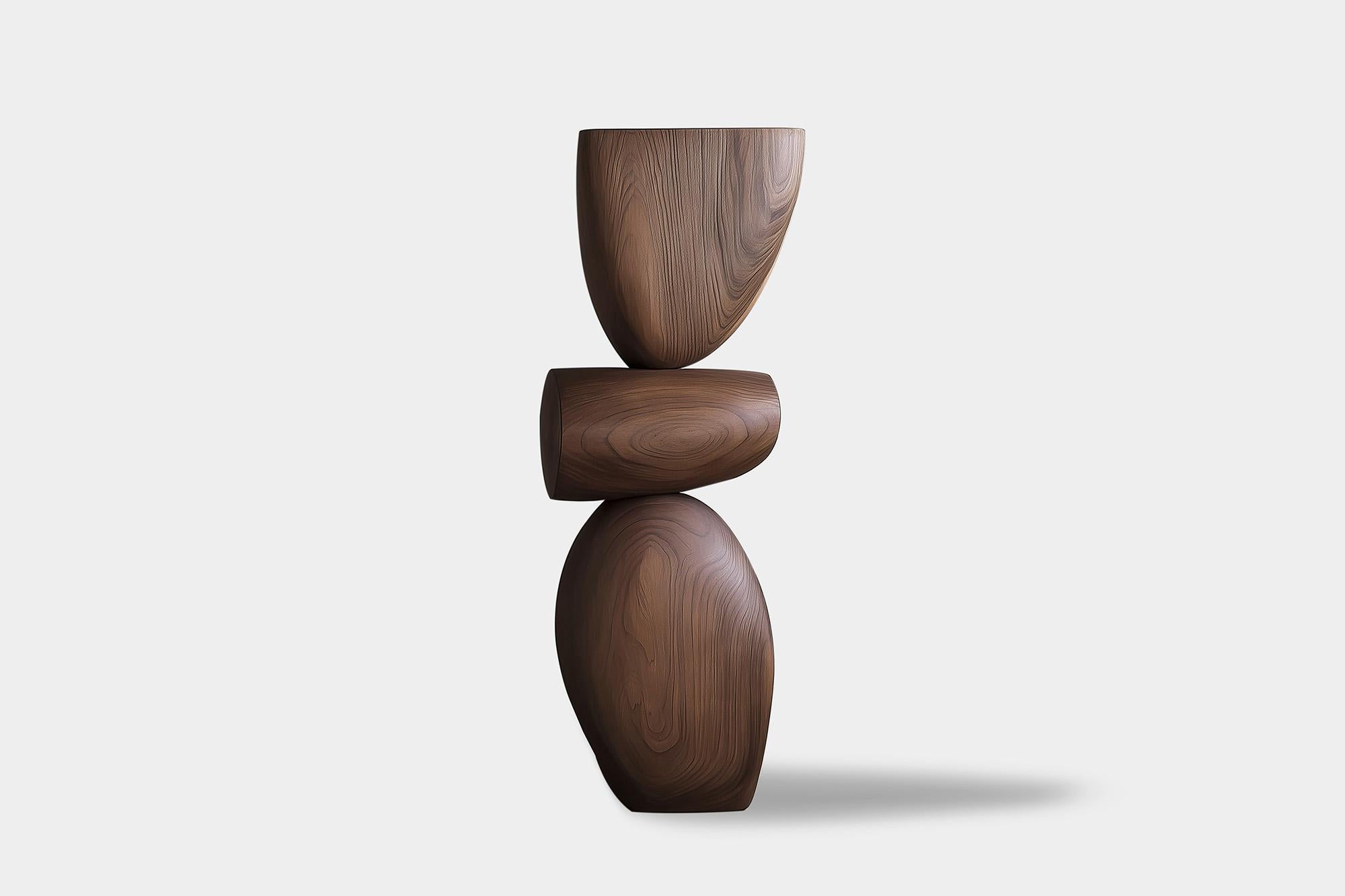 Lull No72 Tall Wooden Sculpture for Modern Decor by Joel Escalona


———
Balance and tension are at the core of these sculptures. The interplay between the smooth, rounded forms and solid, angular bases creates a delicate equilibrium that invites