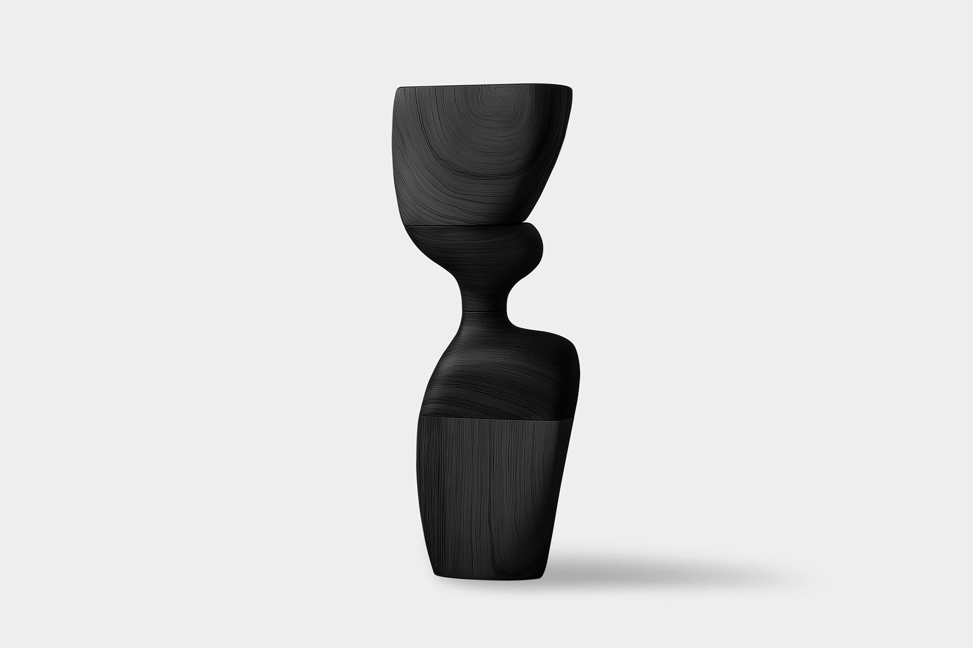 Lull No74 Tótem moderno de madera de Joel Escalona - Perfecto para interiores de lujo Mexicano en venta