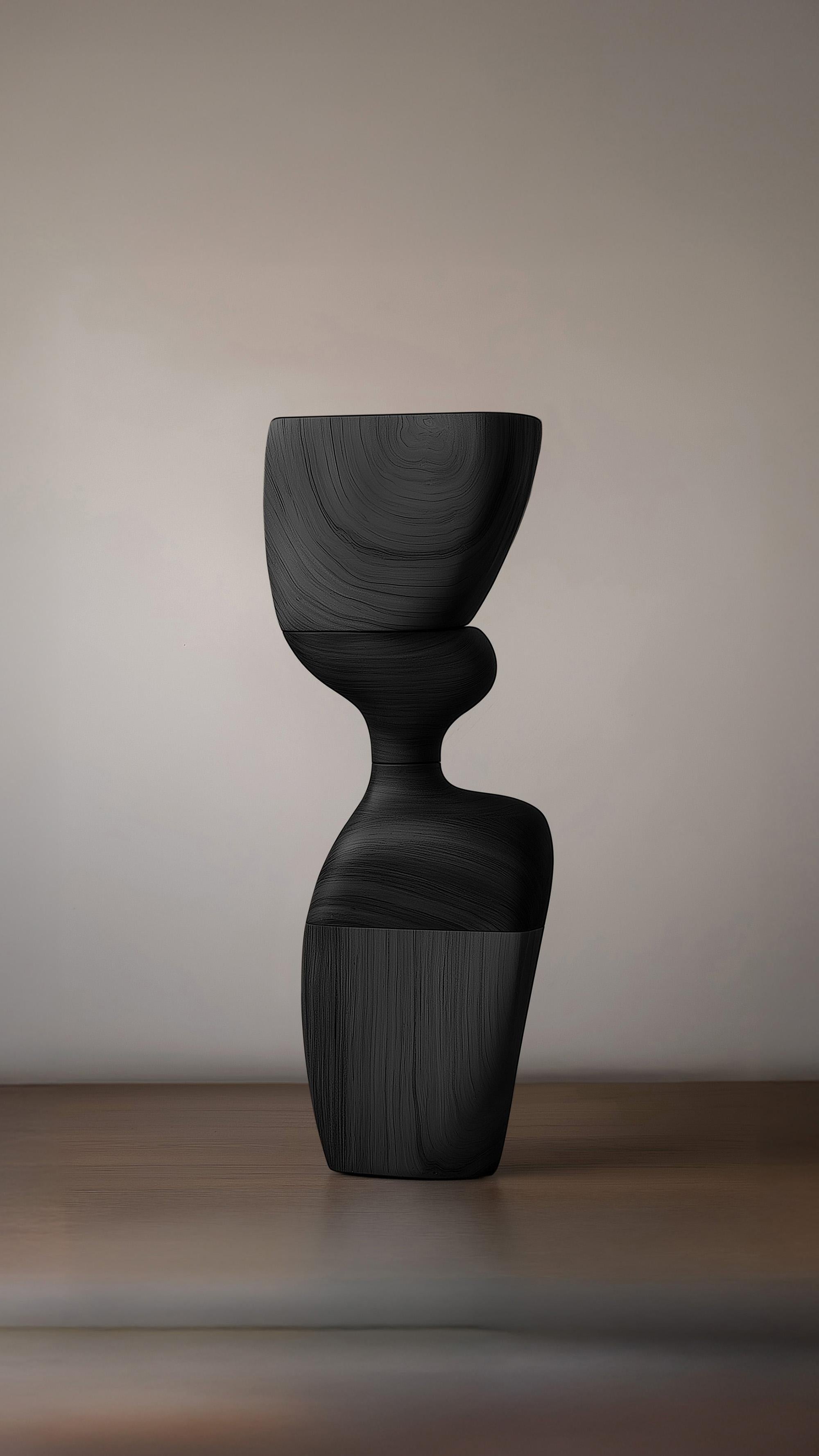 Lull No74 Tótem moderno de madera de Joel Escalona - Perfecto para interiores de lujo Siglo XXI y contemporáneo en venta