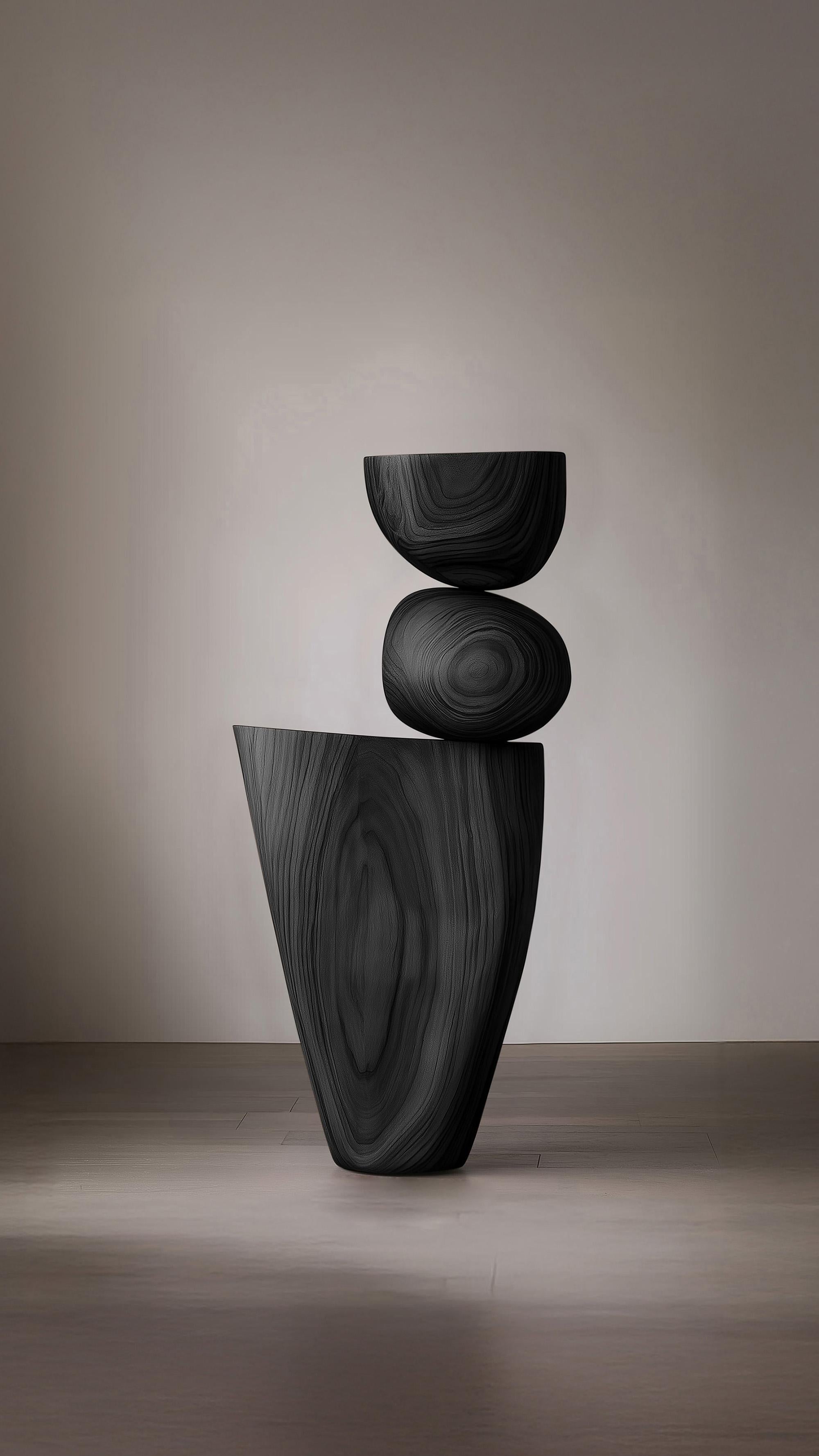 XXI secolo e contemporaneo Scultura in legno Lull No76 di Joel Escalona - Arte astratta per l'interior design in vendita