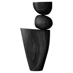 Lull No76 Wooden Sculpture by Joel Escalona – Abstract Art for Interior Design