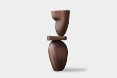 Lull No78 Modern Wooden Totem Sculpture by Joel Escalona – Ideal for Luxury Deco