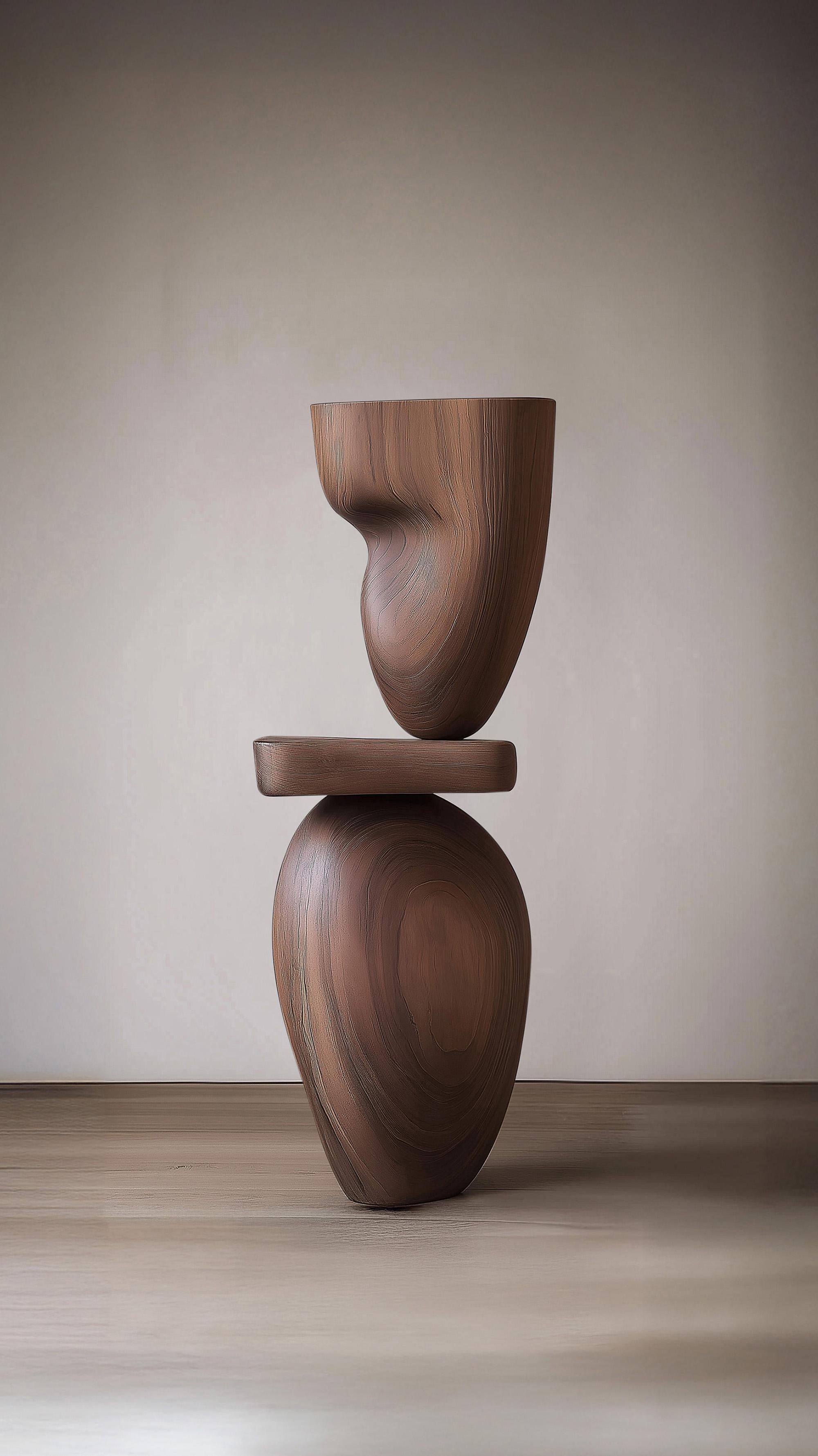 Lull No78 Scultura totem moderna in legno di Joel Escalona - Ideale per un arredamento di lusso In condizioni Nuovo in vendita a Ciudad de México, CDMX