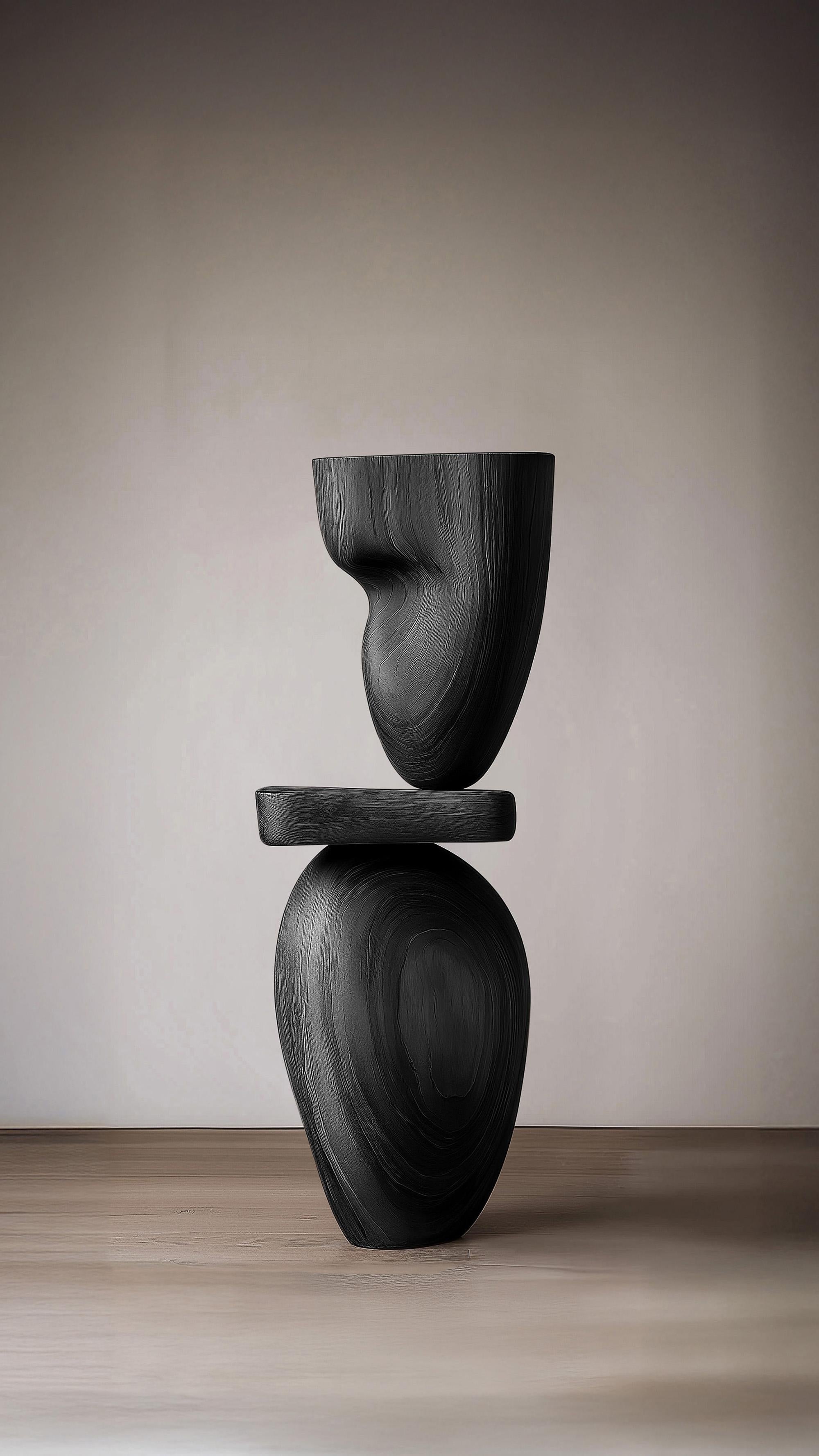 XXI secolo e contemporaneo Lull No78 Scultura totem moderna in legno di Joel Escalona - Ideale per un arredamento di lusso in vendita