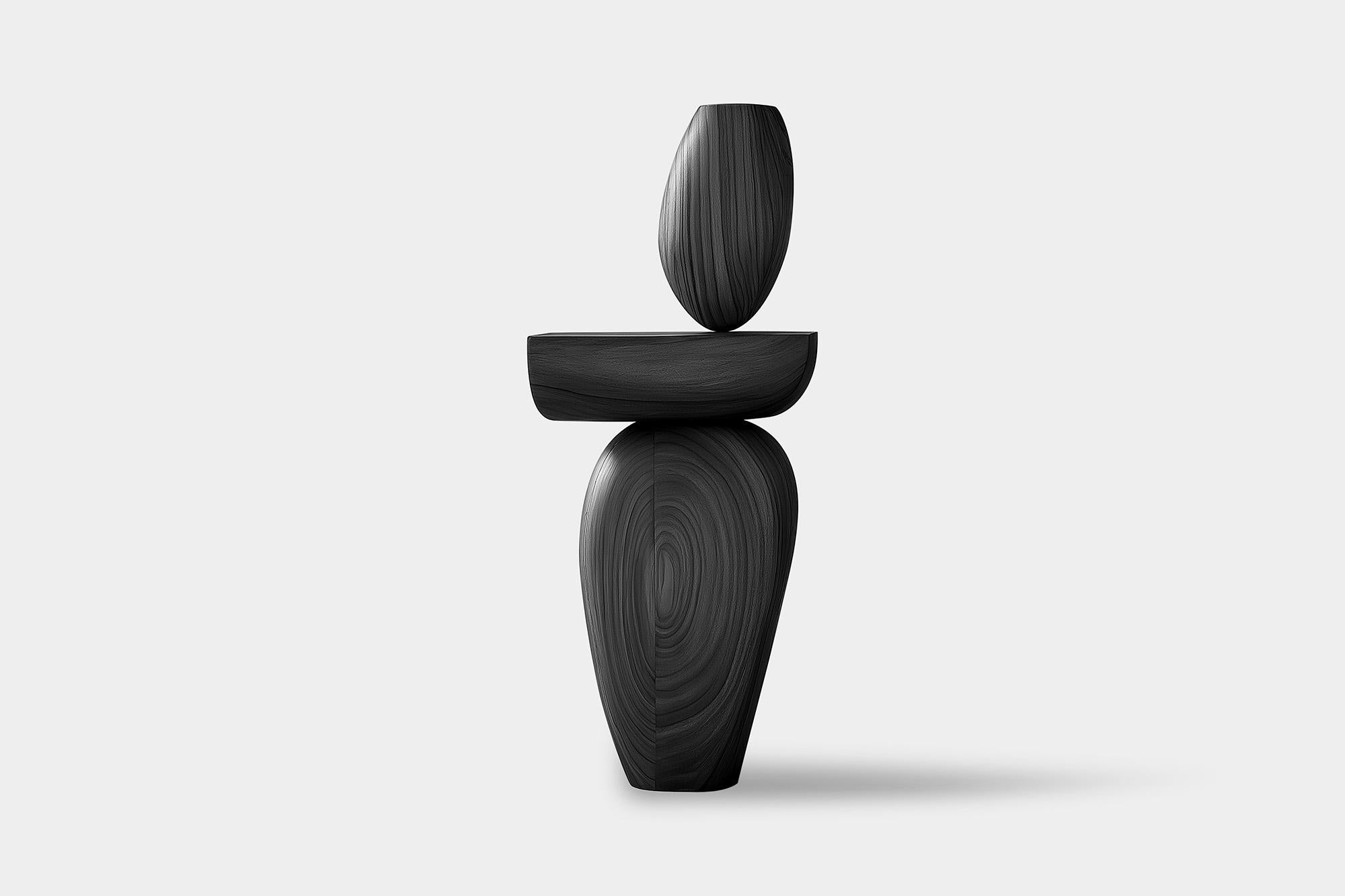 Mexican Lull No80 Wooden Sculpture – Artistic Installation by Joel Escalona For Sale